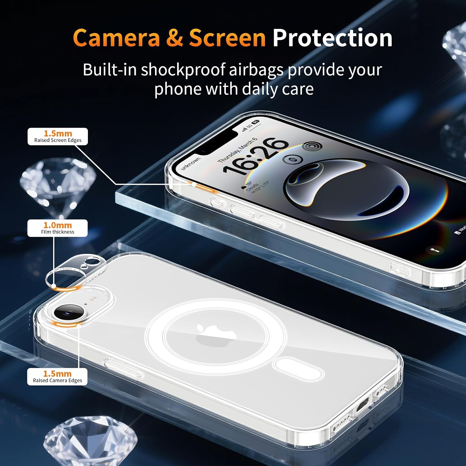 Thumbnail 4 de YNMEacc 5 in 1 Magnetic Case for iPhone 16e