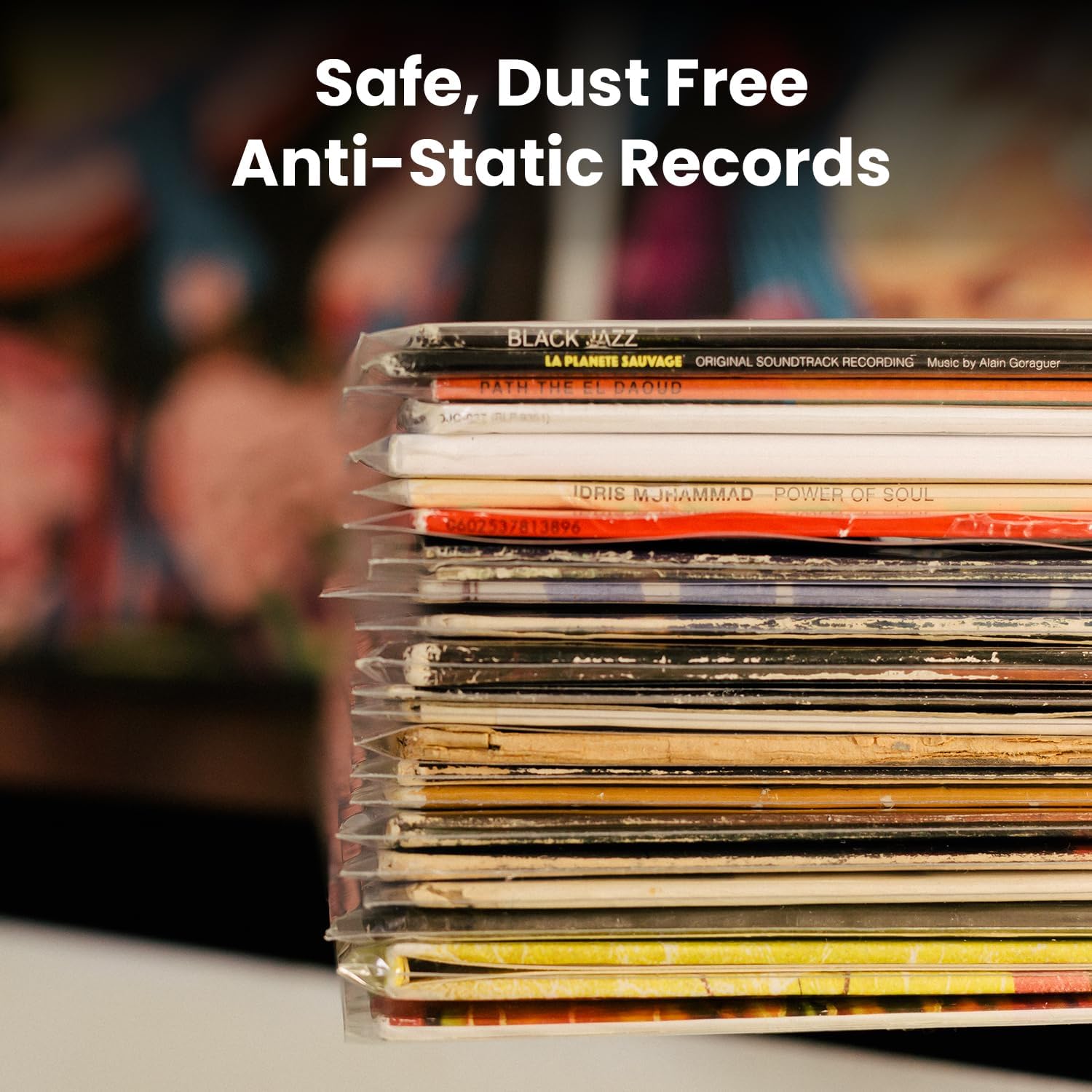 Detalle 2 de EVEO Vinyl Record Sleeves Outer (Outer Sleeves x15 Count)
