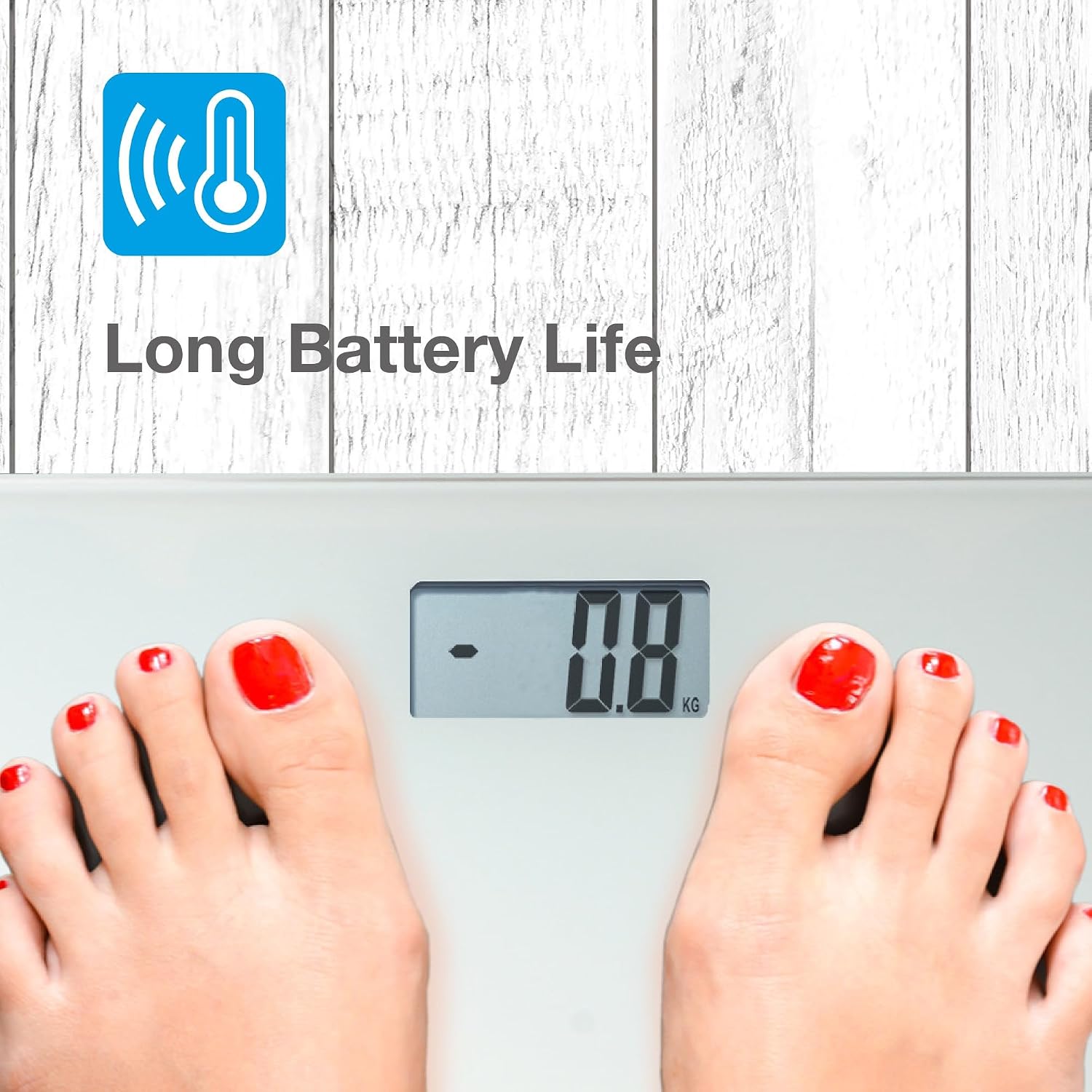 Detalle 2 de Citizen Digital Bathroom Scales — Accurate 0.1 kg Home Weighing with Large Display