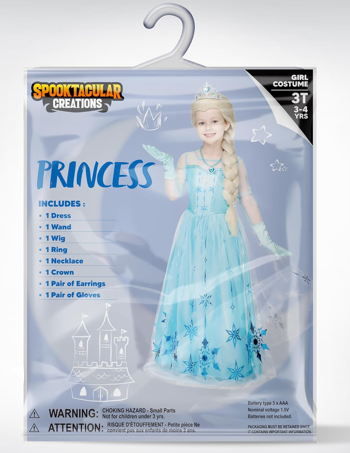 Thumbnail 6 de Spooktacular Creations Ice Princess Dress 8pc