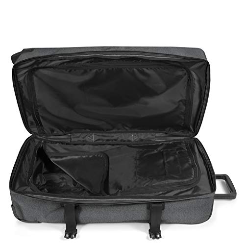 Detalle de Eastpak Tranverz L Koffer 121L – Großer Reisebegleiter mit 2-Fach-System und TSA-Schloss (Black Denim)