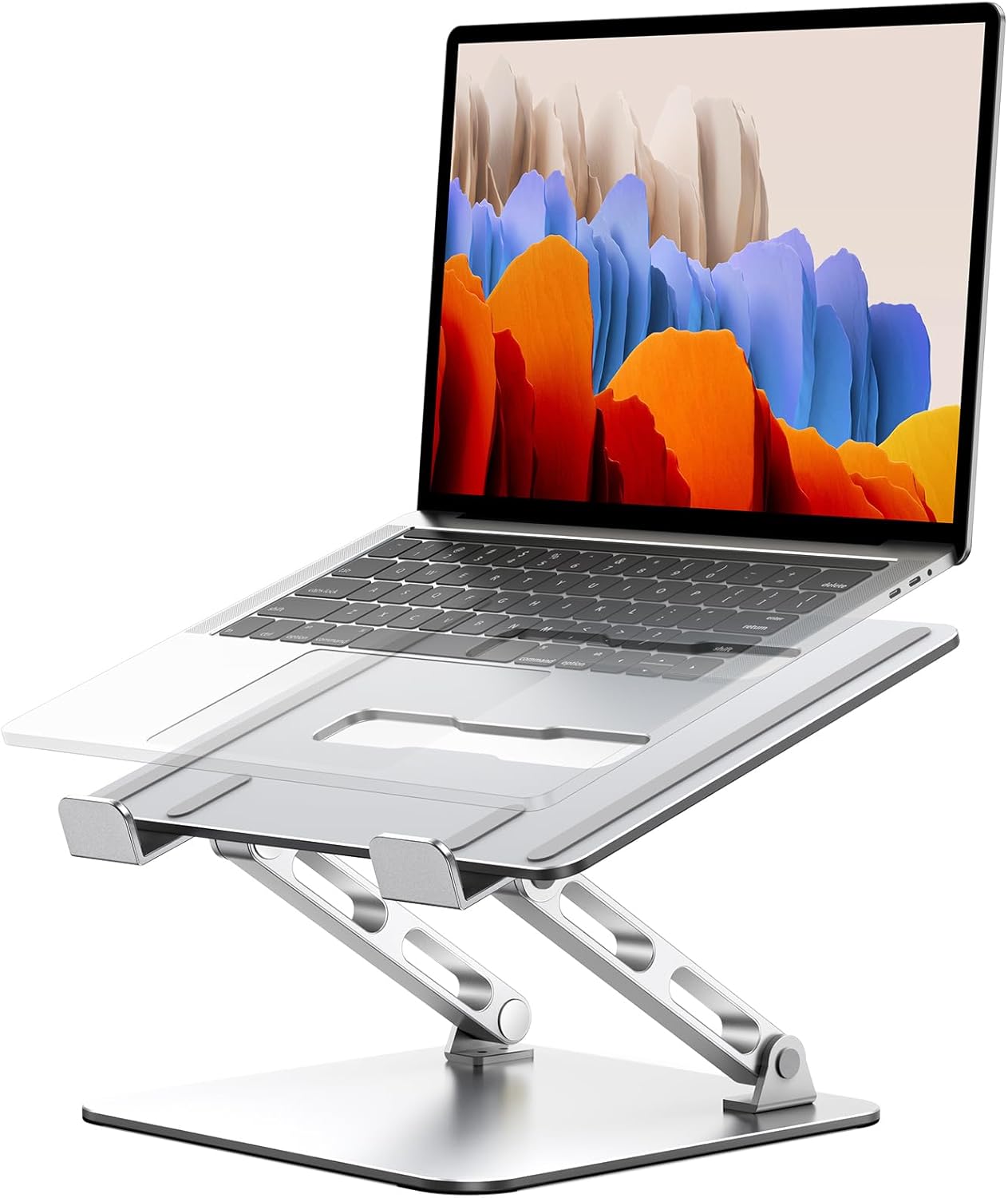 Detalle de Babacom Laptop Ständer höhenverstellbar 4,8–25,9 cm