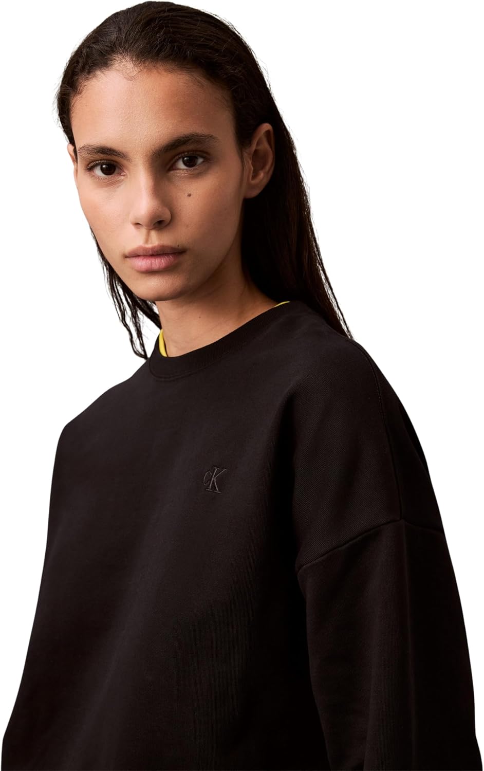 Detalle de Calvin Klein Sudadera Archive Logo French Terry