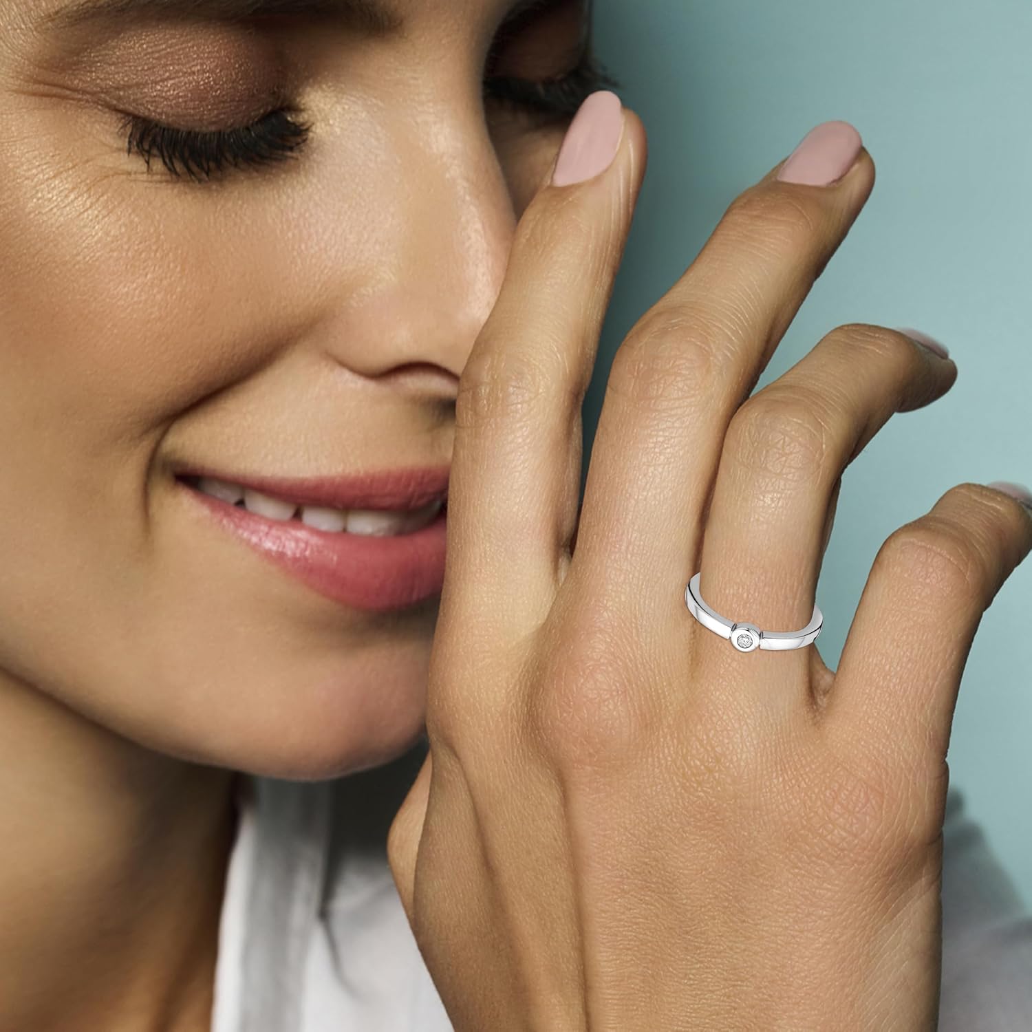 Detalle 2 de Miore MSAE087DR Bague Solitaire Diamant 0,05 cts đź’Ť
