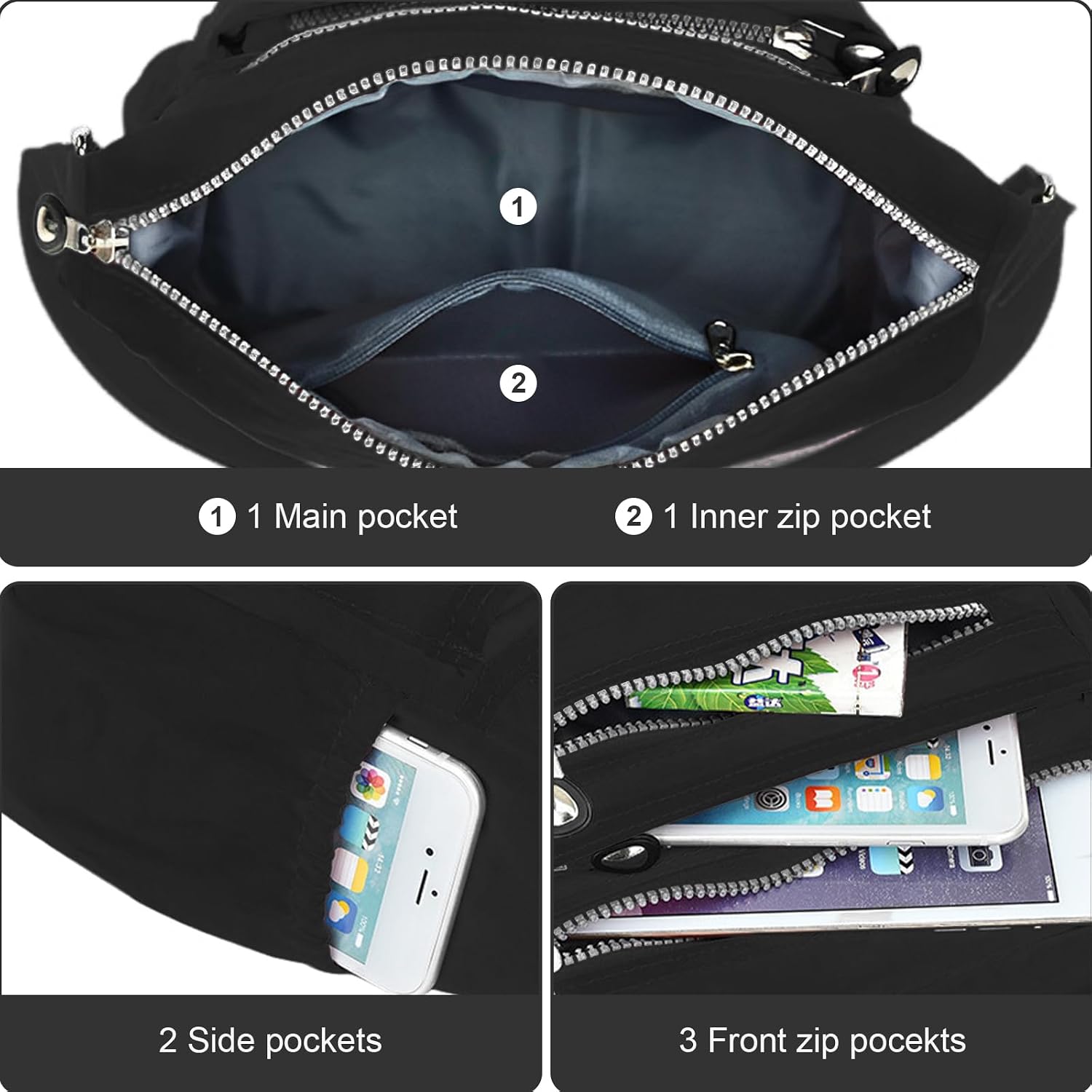 Thumbnail 5 de ModaZeal Nylon Crossbody Bags for Women