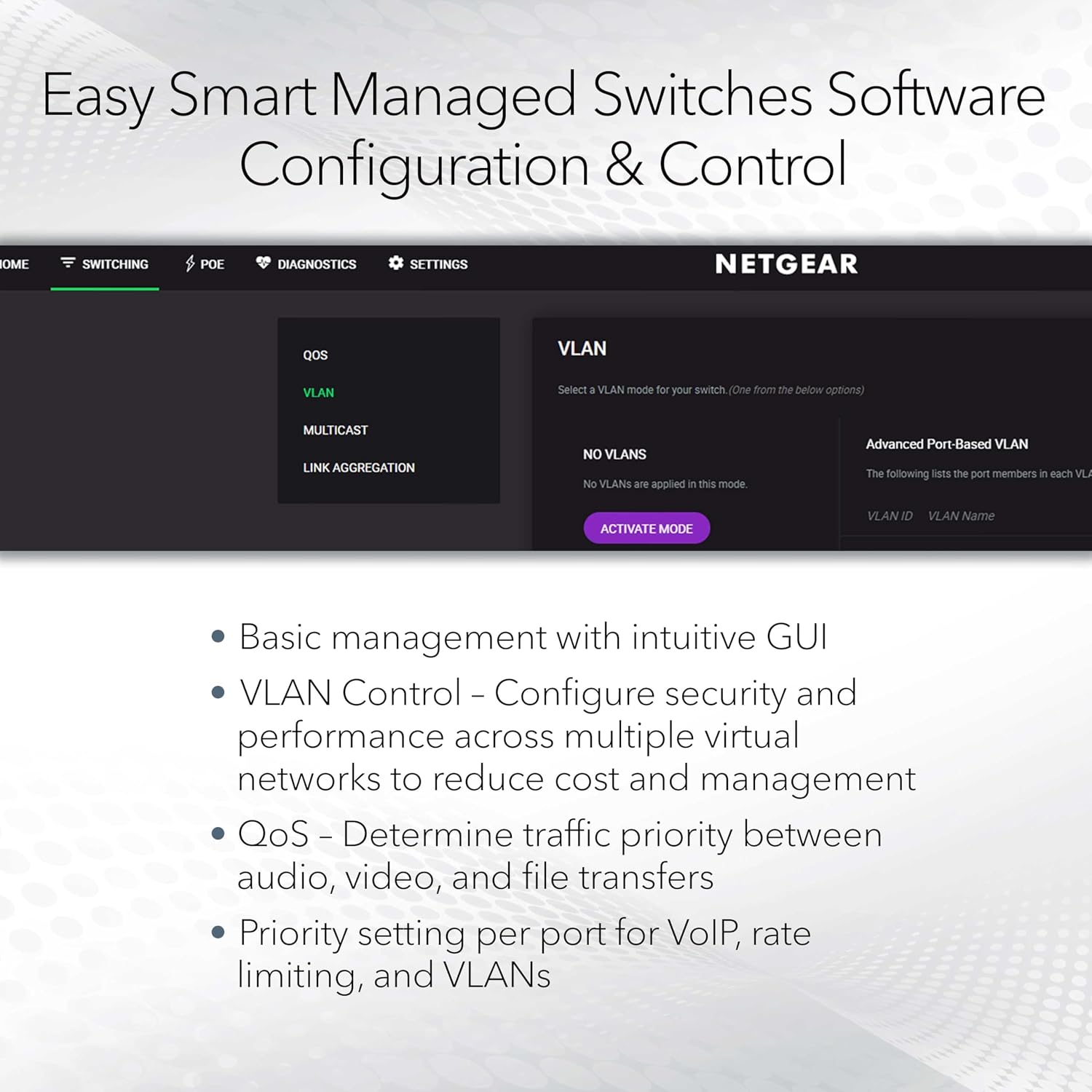 Thumbnail 2 de NETGEAR MS308E-100NAS 8-Port 2.5G Easy Smart Managed Ethernet Switch