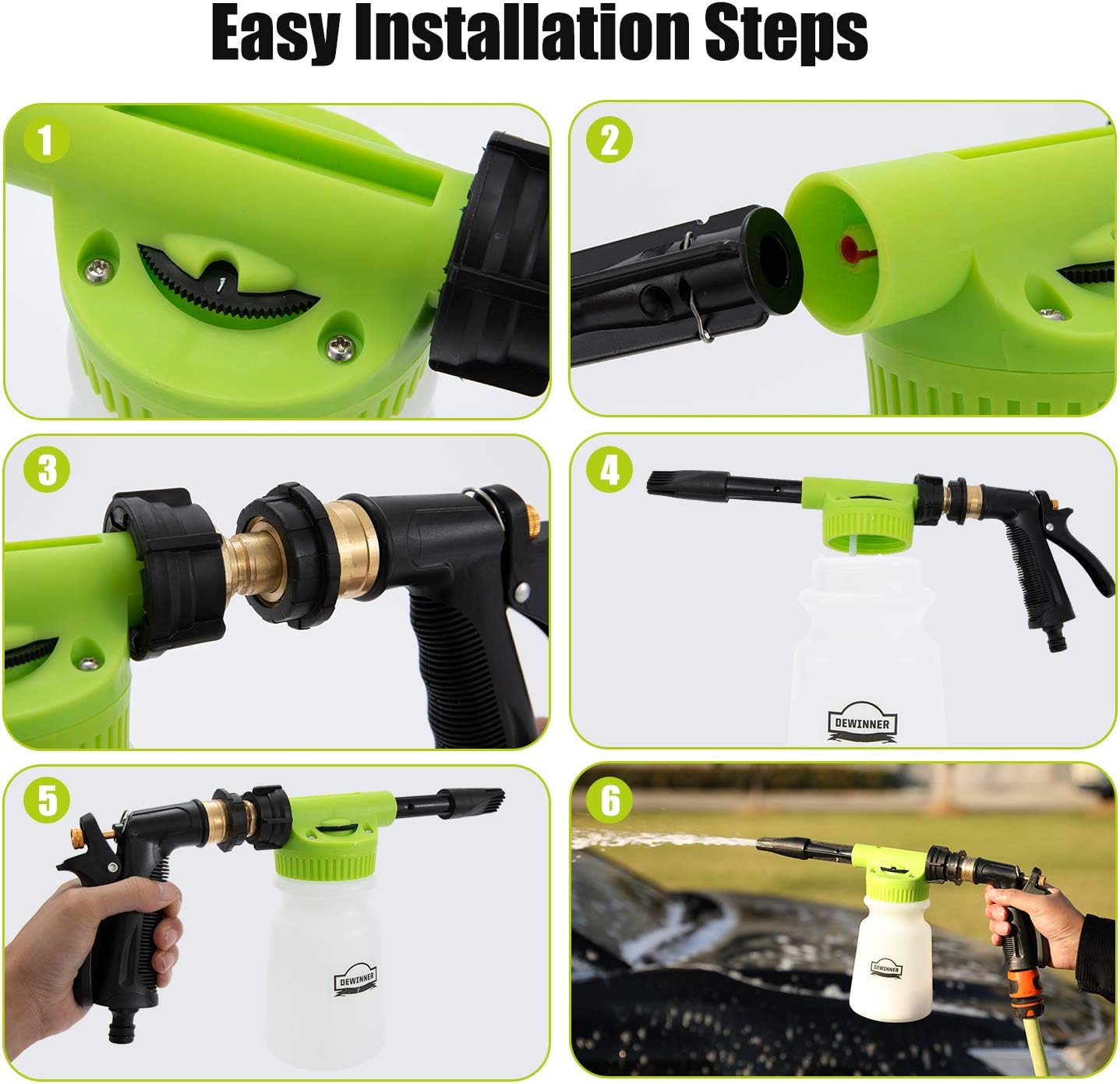 Detalle 2 de DEWINNER Foam Blaster Foam Cannon 900 ml