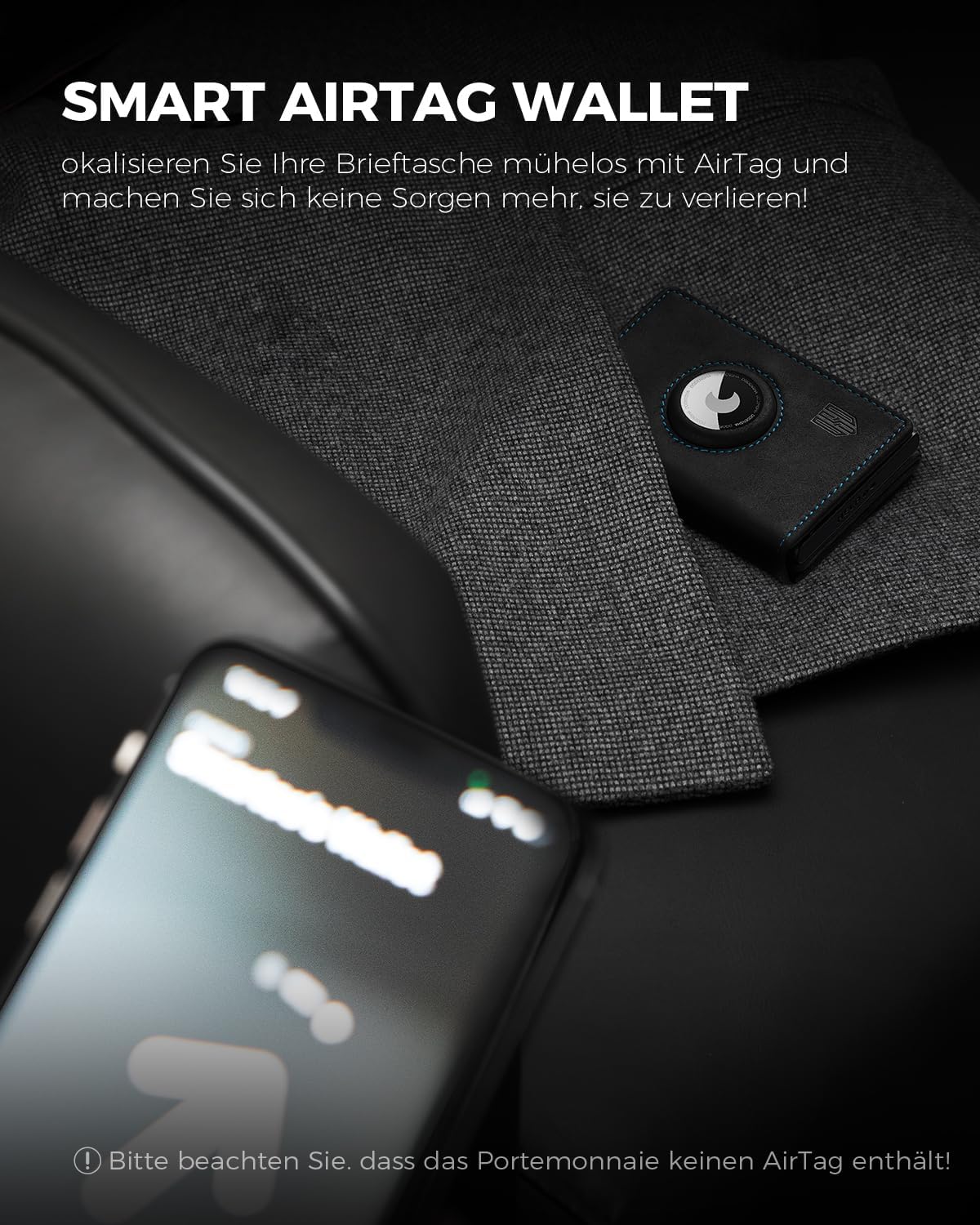 Detalle 2 de DODENSHA Airtag 2 Wallet Herren