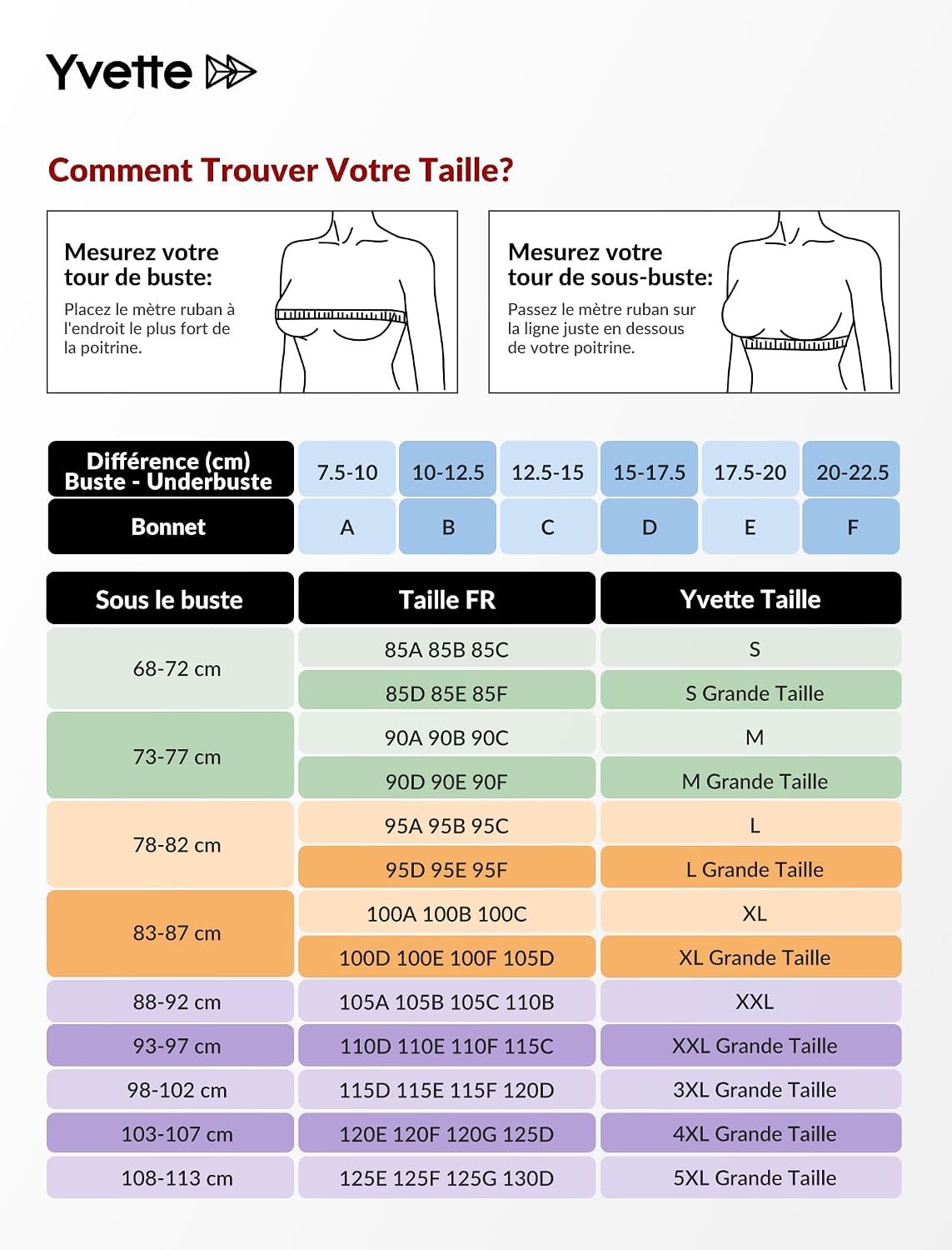 Thumbnail 6 de Yvette Soutien-gorge sport 5XL