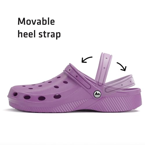 Detalle de Lakeland Active Women's Silloth Lightweight Ventilated Clogs – Purple (UK 6)