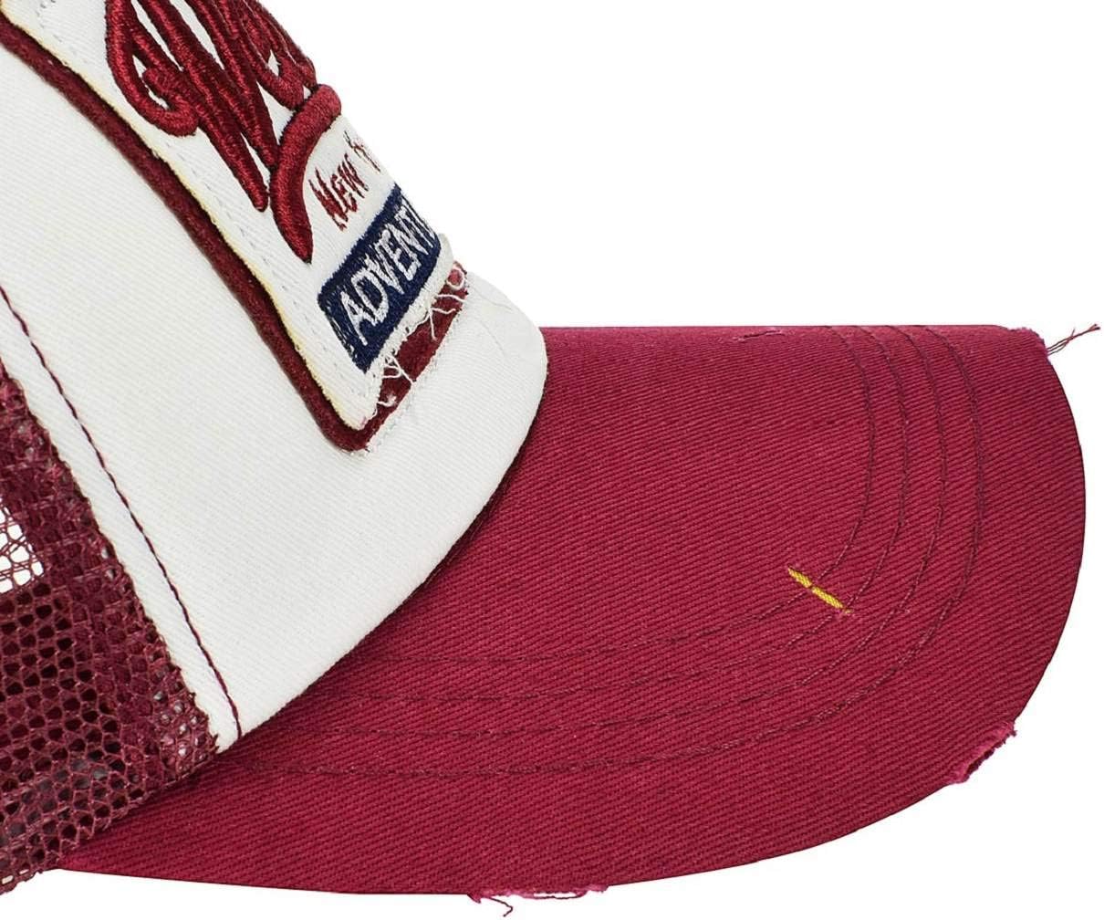 Detalle 2 de heekpek Cappello Uomo Baseball Cappellino con Visiera Estivo Ricamato - Trucker Mesh Vari Colori