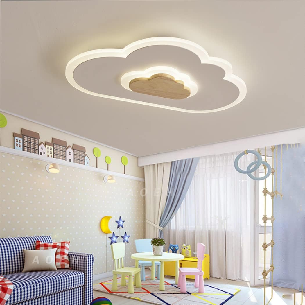 Detalle de AOEH LED Deckenleuchte 40 cm Schlafzimmerlampe