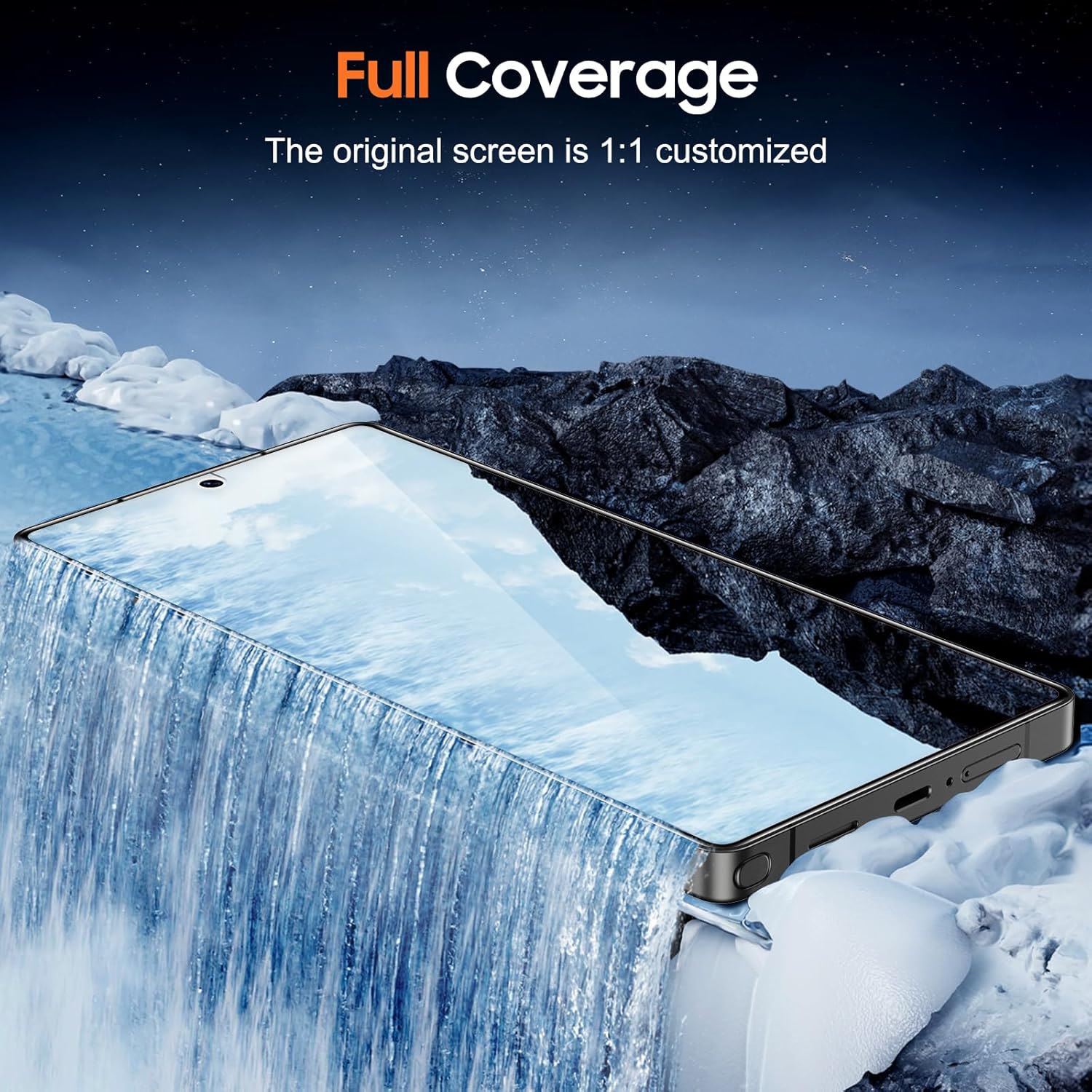 Thumbnail 6 de UniqueMe for Samsung Galaxy S25 Ultra Privacy Screen Protector (2-Pack) with Anti-Spy PET Film