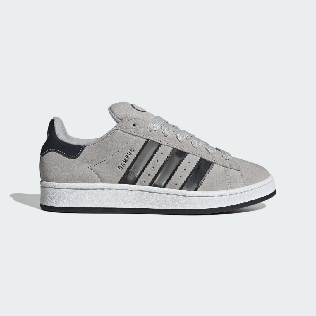 Detalle de Adidas Campus 00s en Gris: estilo clásico y comodidad para uso diario