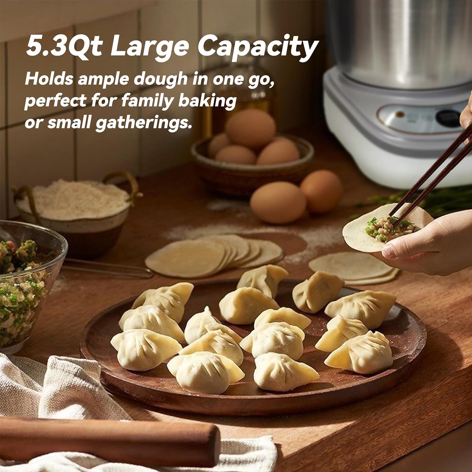 Thumbnail 2 de Dough Mixer with Fermentation Function, 5Qt Bowl