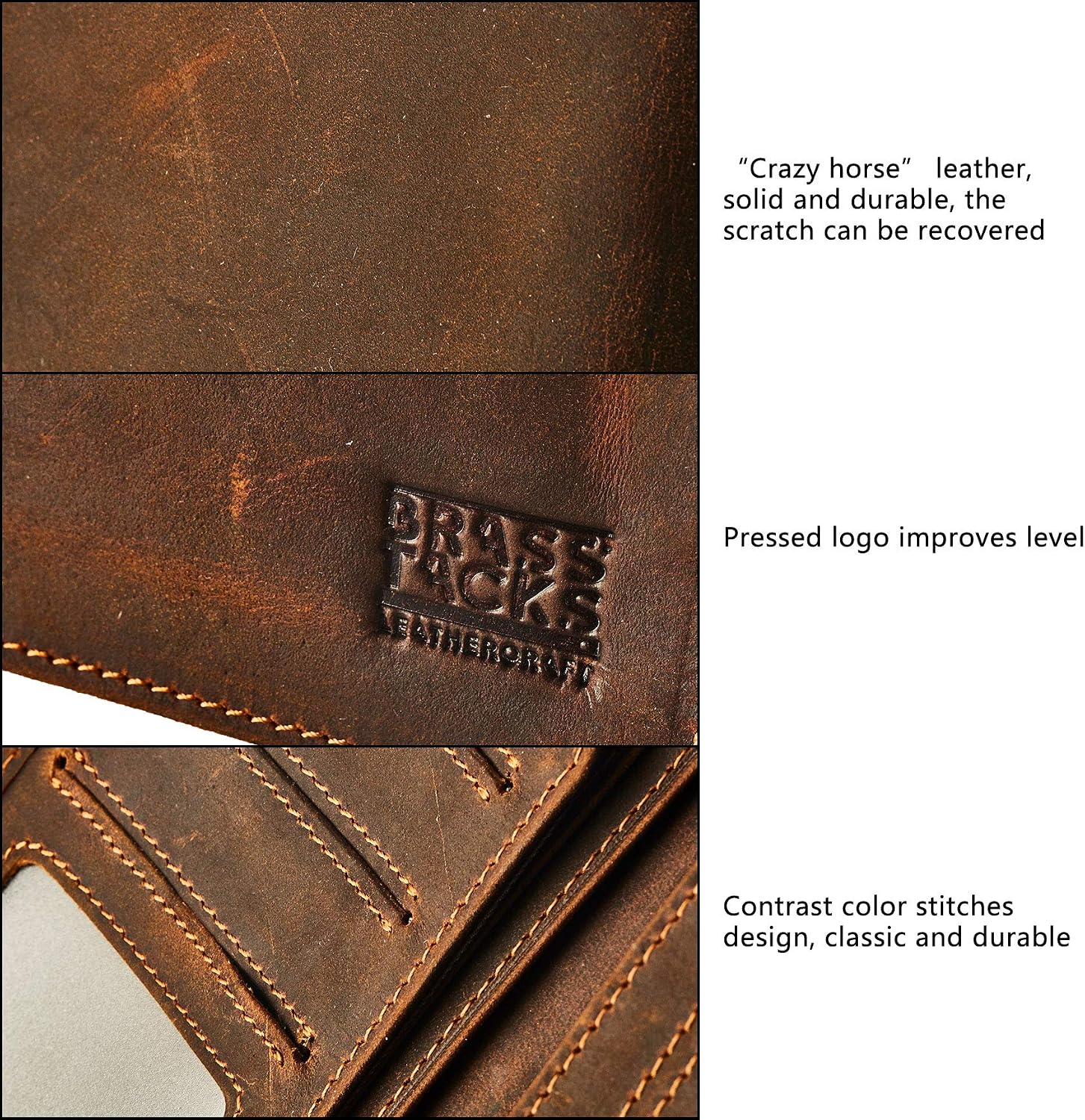 Thumbnail 3 de BRASS TACKS Leathercraft Long Wallet