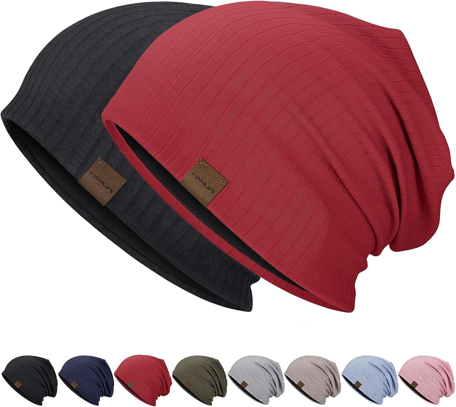 Detalle de HAMUNI Slouchy Beanie Hat