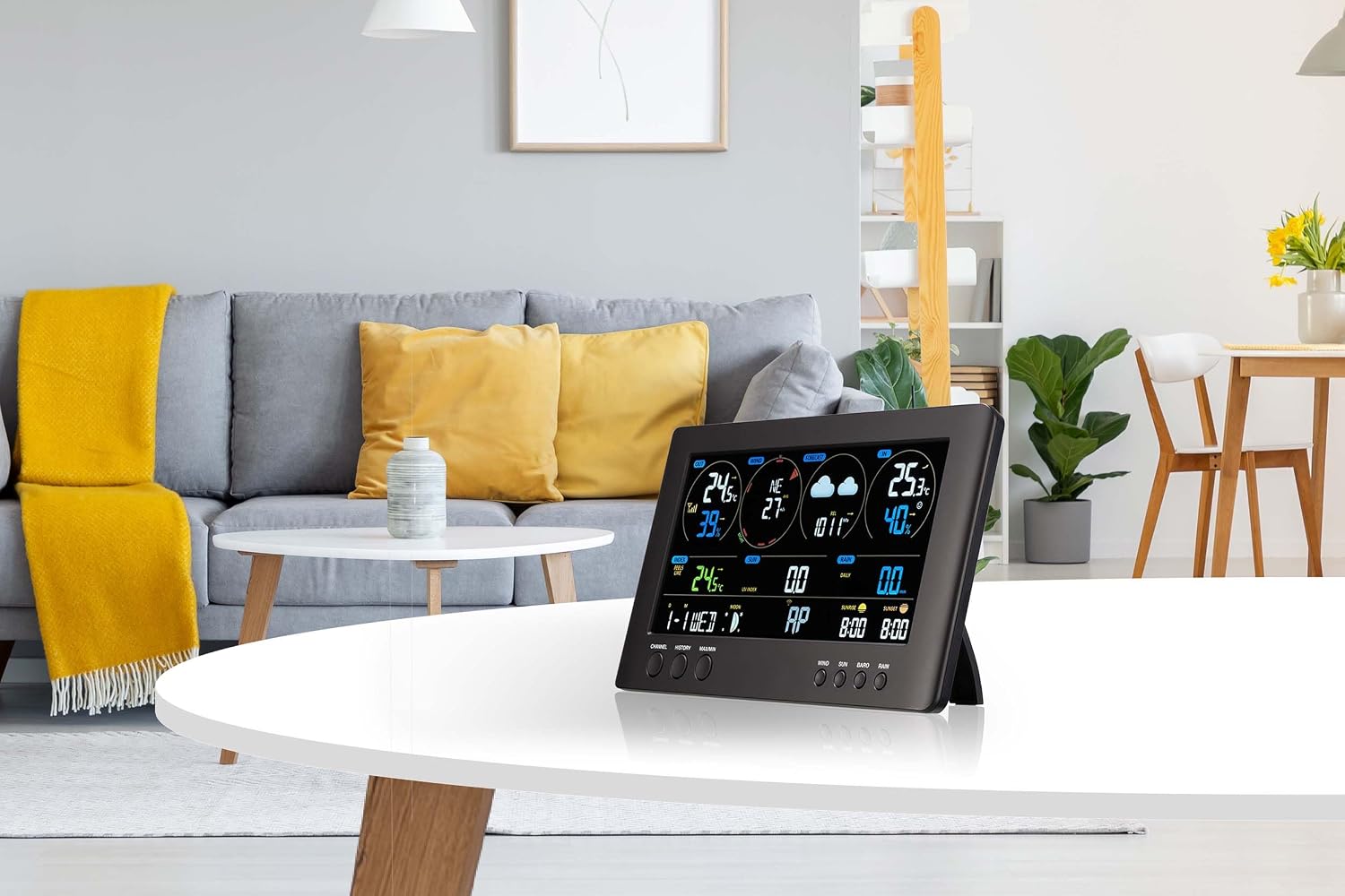Thumbnail 6 de Bresser Wetterstation Funk 7-in-1 Profi-Sensor mit WLAN – ClearView Basisstation inklusive Außensensor