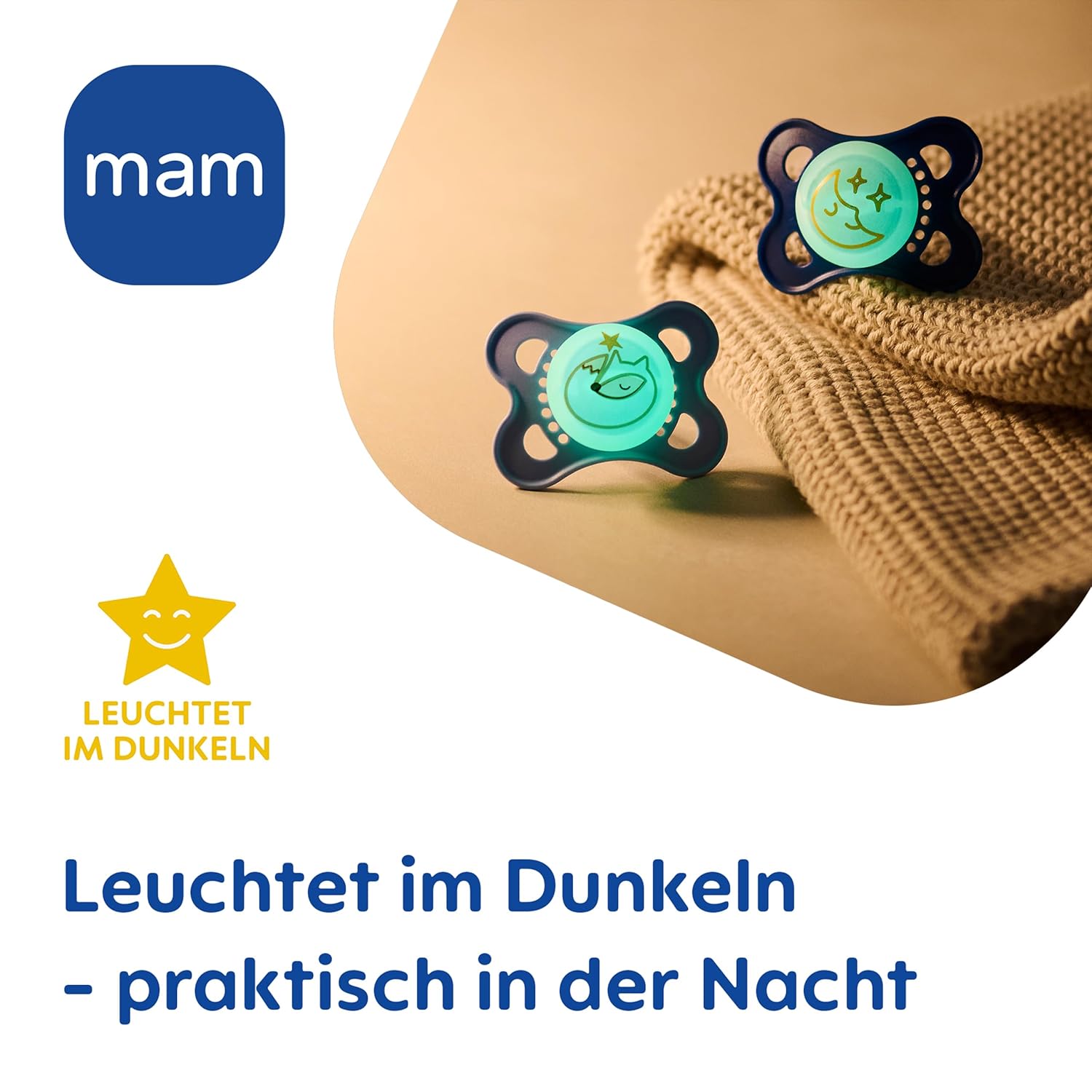 Detalle de MAM Original Day & Night Schnuller 0–6 Monate – 4er-Set