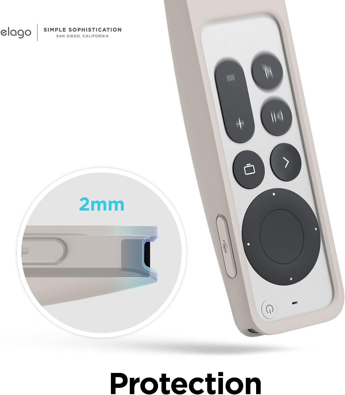 Thumbnail 5 de elago Étui de localisation R5 pour Apple TV 4K Siri Remote (3e/2e gen) avec emplacement AirTag et lanière