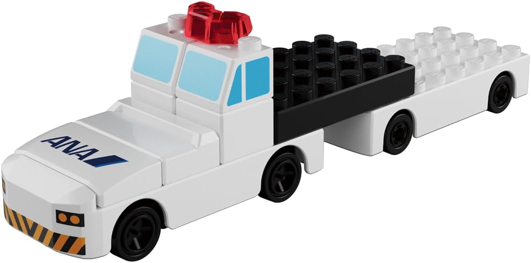 Detalle 1 de タカラトミー トミカ・プラレールブロック ANA飛行場セット|プラスチック製・電池不要・3歳以上