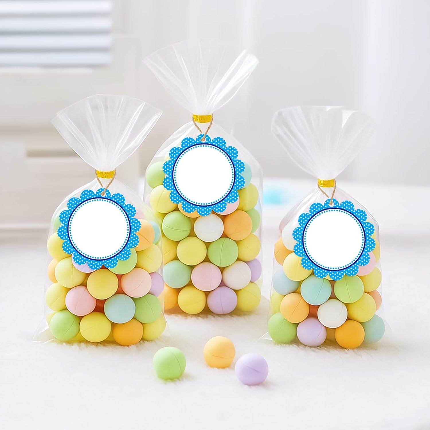 Thumbnail 6 de jijAcraft Blumen Runde Geschenkanhänger 6 cm 🎀