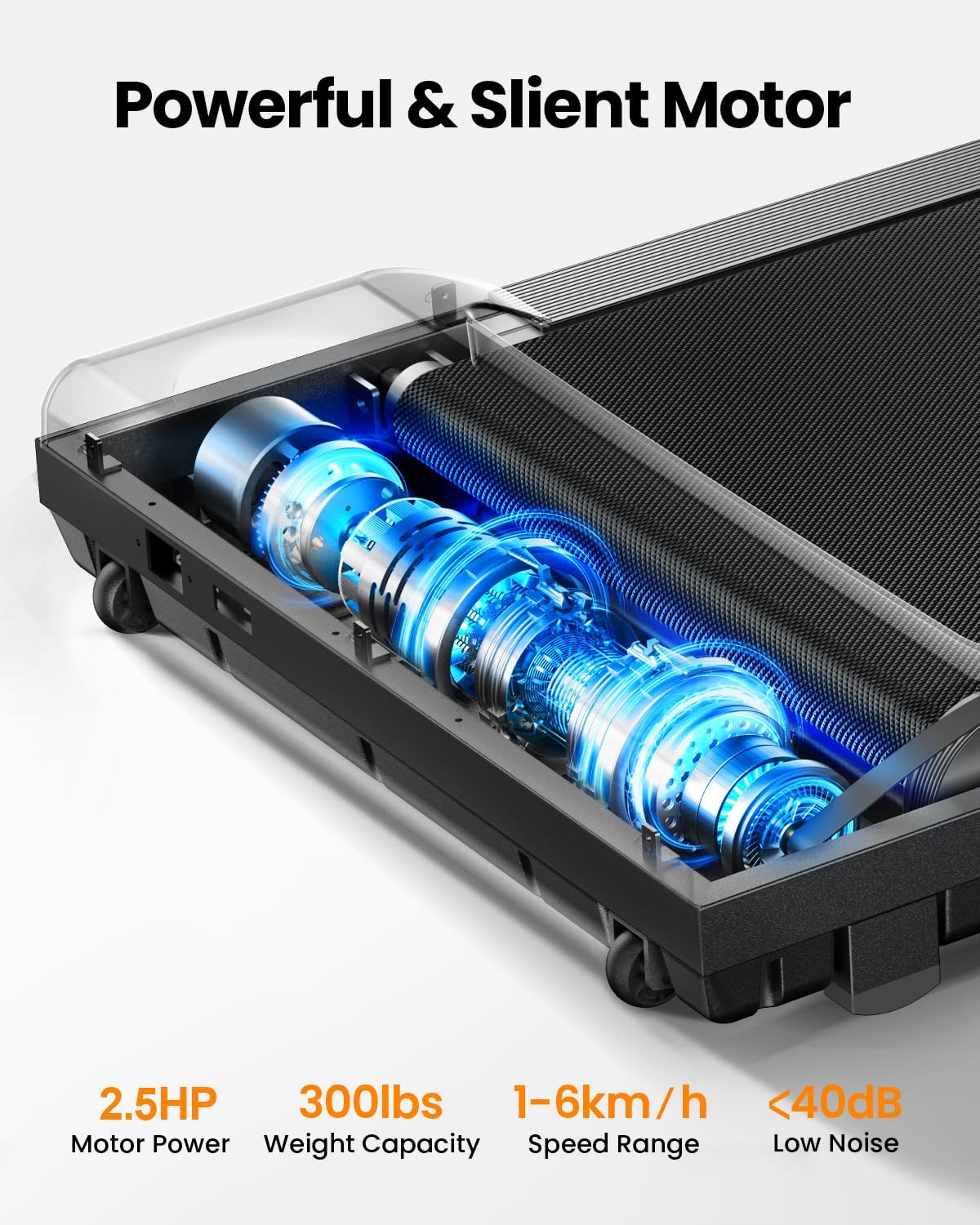 Thumbnail 2 de YIMUYIMU Walking Pad Treadmill 6km/h