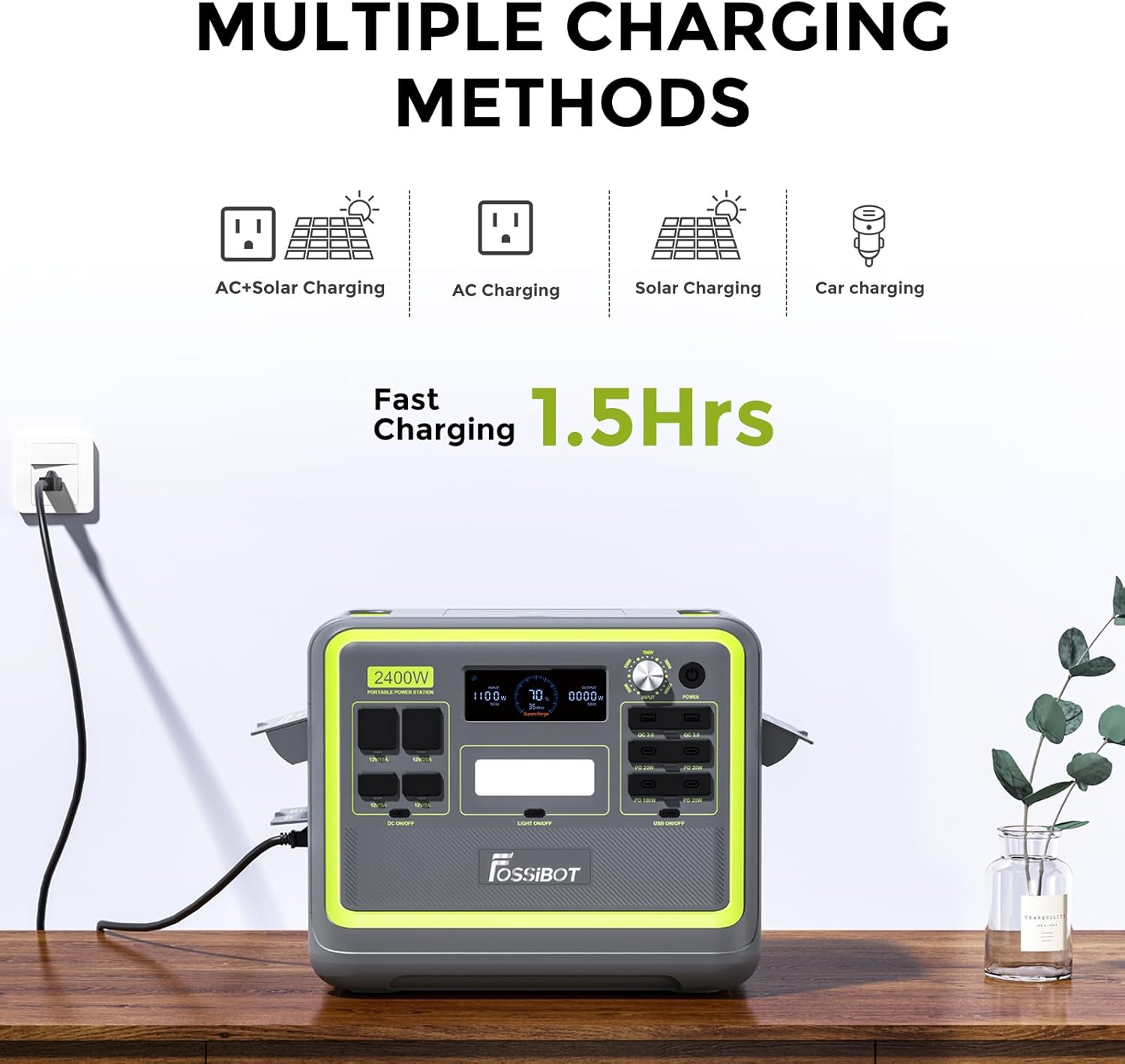 Thumbnail 4 de FOSSiBOT F2400 2048Wh portable power station