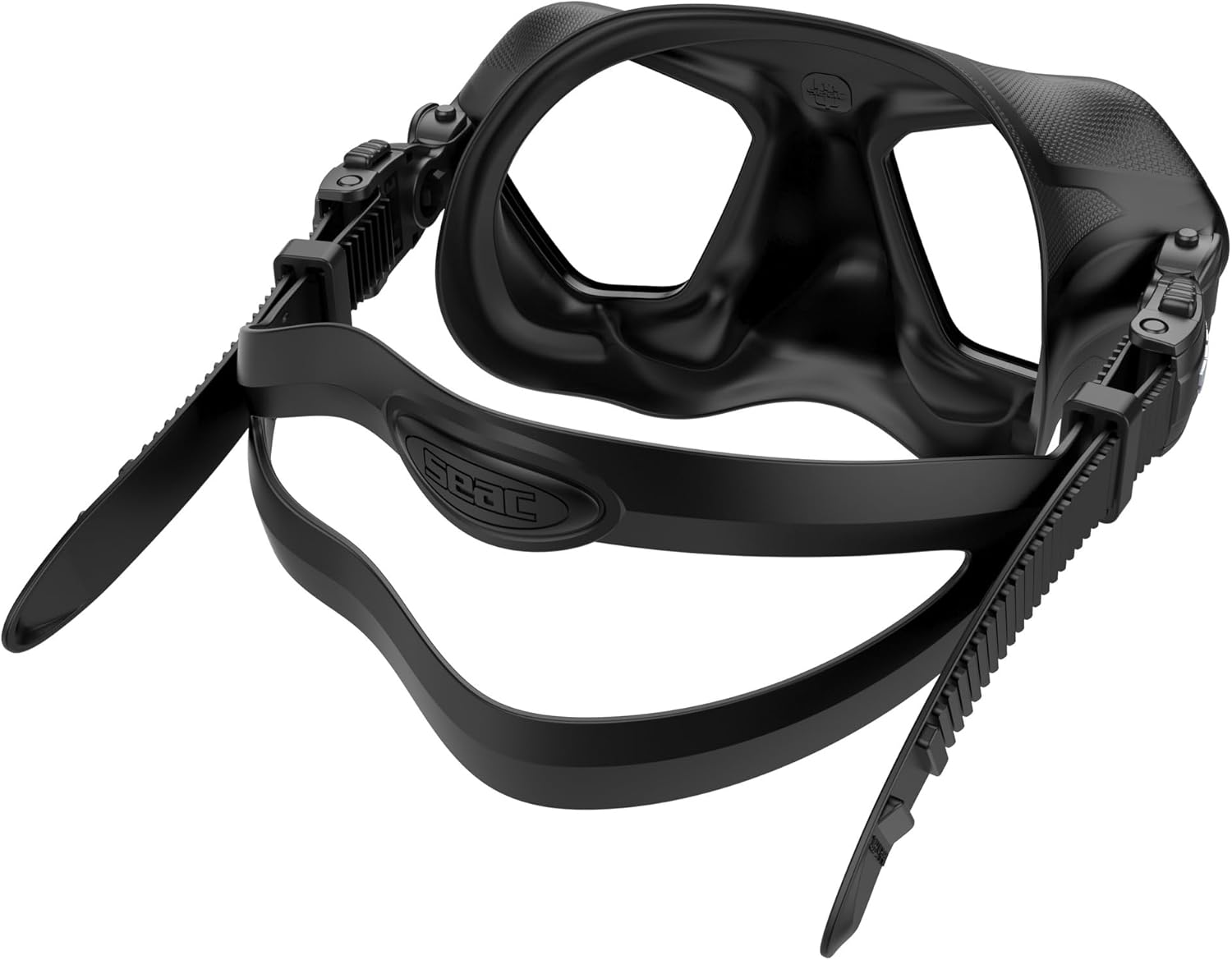 Detalle de SEAC Wild maschera subacquea low volume in silicone antifog a doppia lente