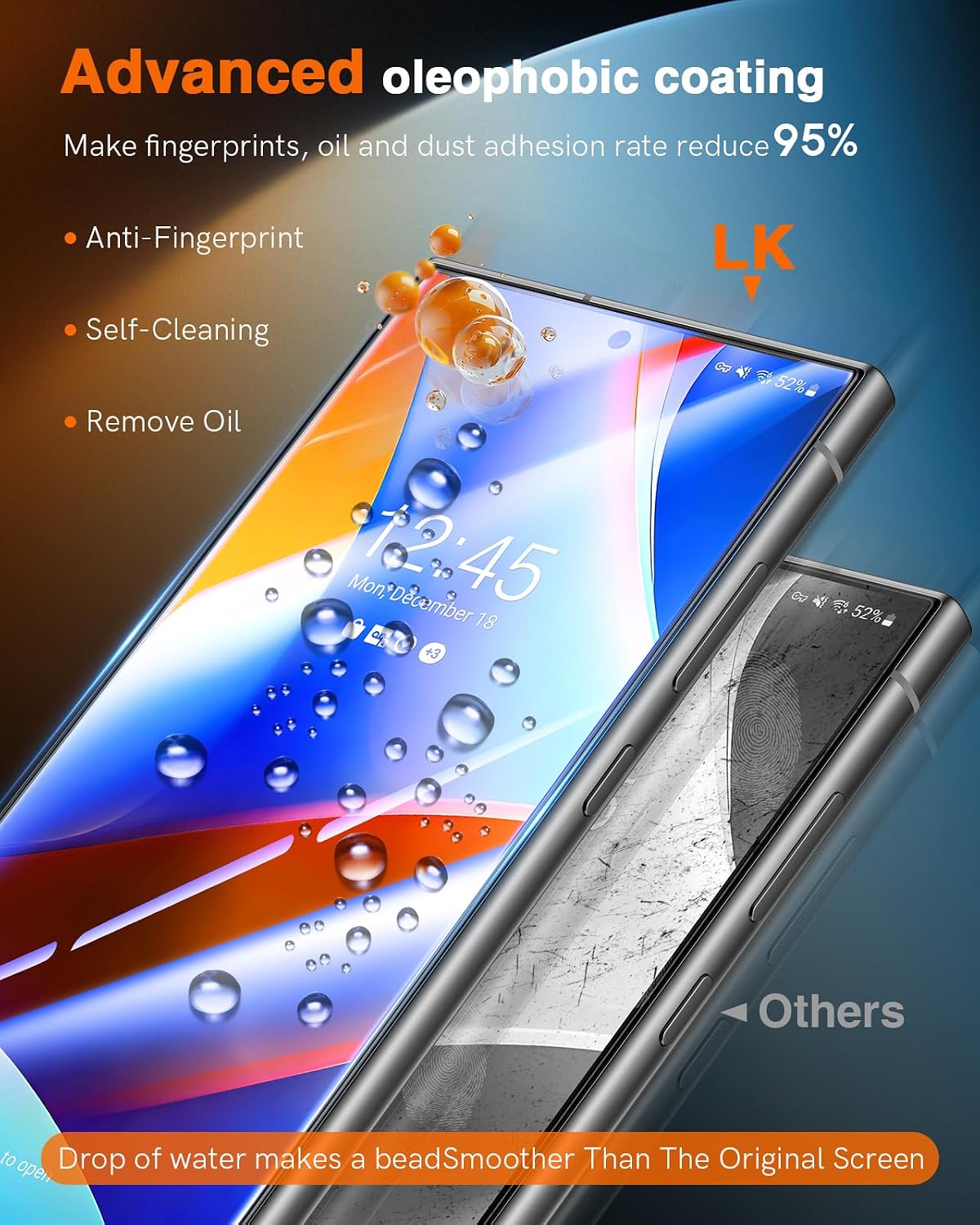 Thumbnail 3 de LK 2 Pack Screen Protector for S24 Ultra