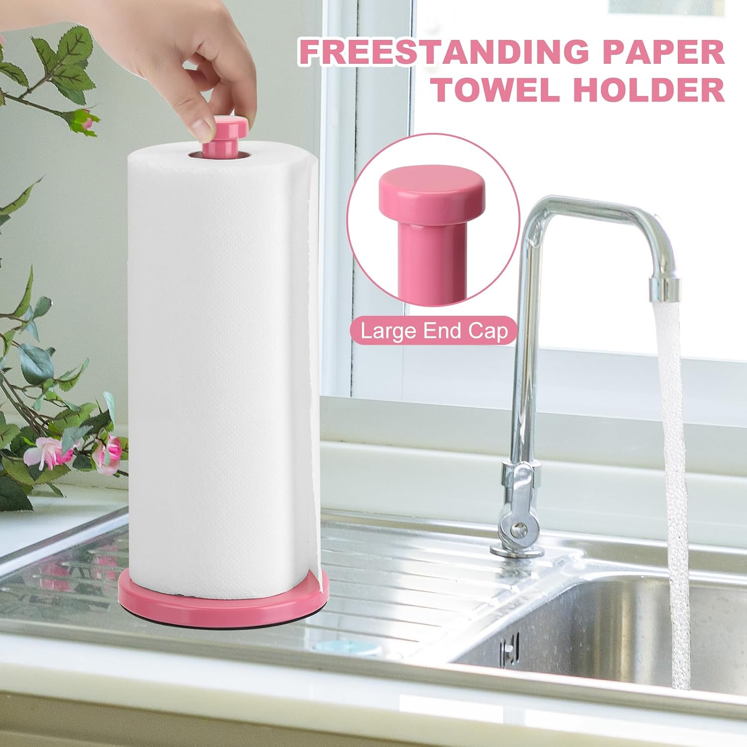 Detalle de Paper Towel Holder, Pink