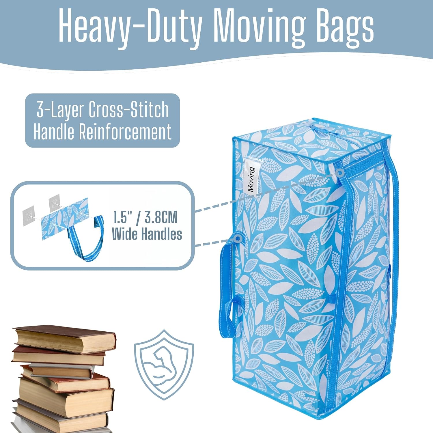 Thumbnail 1 de VENO 4 Pack Heavy Duty Moving Bags with Backpack Straps: Extra Large, Durable, and Hang-Free