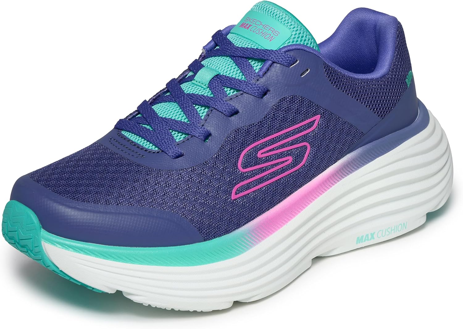 Detalle 2 de Skechers MAX Cushioning Endeavour para mujer: zapatillas sin cordones