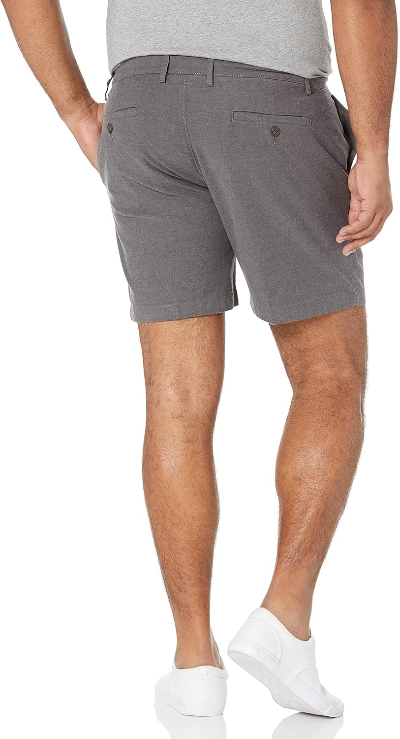 Detalle de Amazon Essentials Slim Fit 7-Inch Oxford Shorts for Men