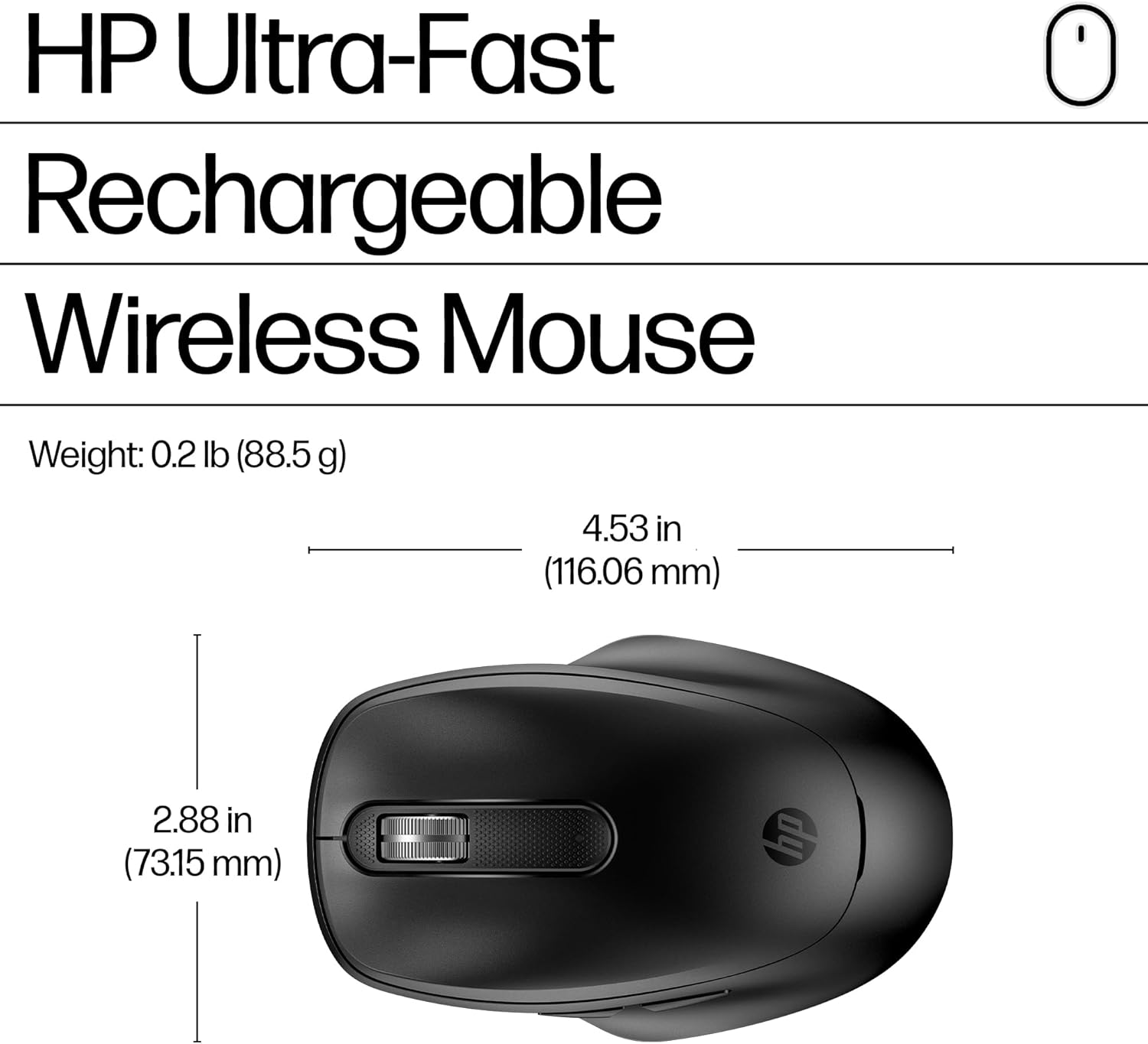 Thumbnail 5 de HP 510 Ultra-Fast Wireless Mouse