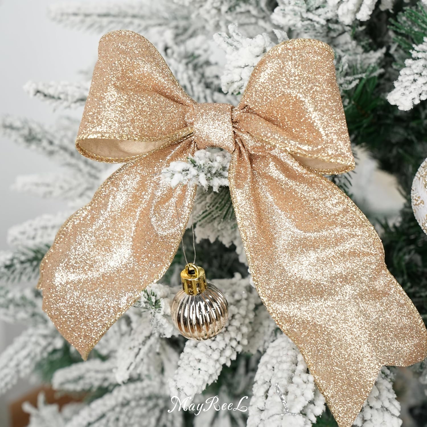 Thumbnail 4 de MAYREEL 1.5-inch White Wired Ribbon 10 yards 🎀