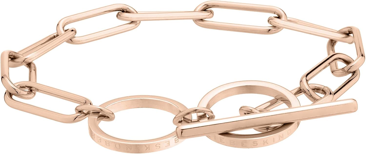 Detalle de LIEBESKIND BERLIN Damen Schmuck kombinierbar – Edelstahl-Armband & Ketten kombinierbar