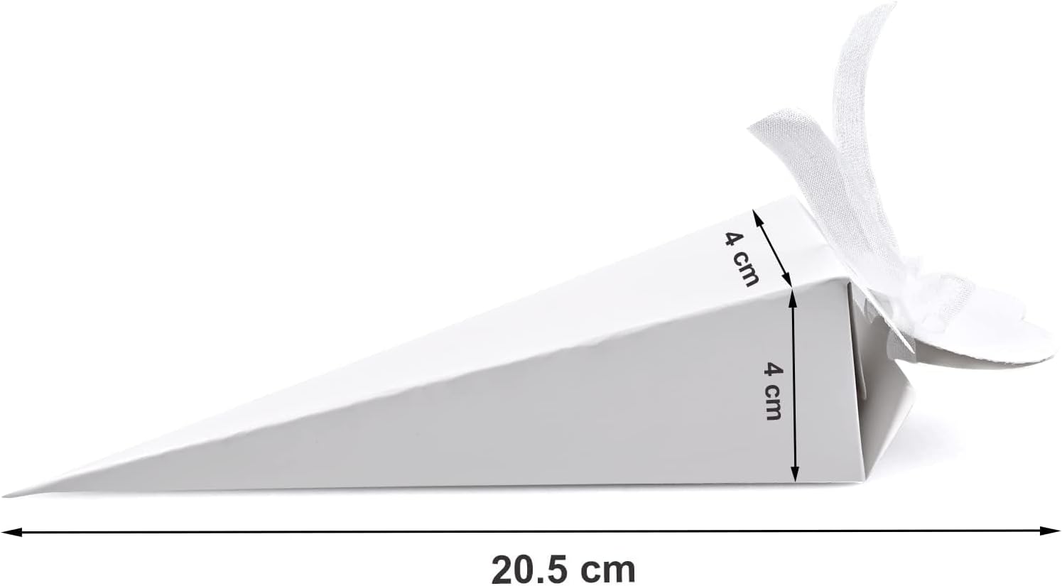 Detalle 2 de Portariso/fetticonfetti faburo 120 pezzi con nastrini e cono bianco a rilievo per matrimonio, battesimo e comunione