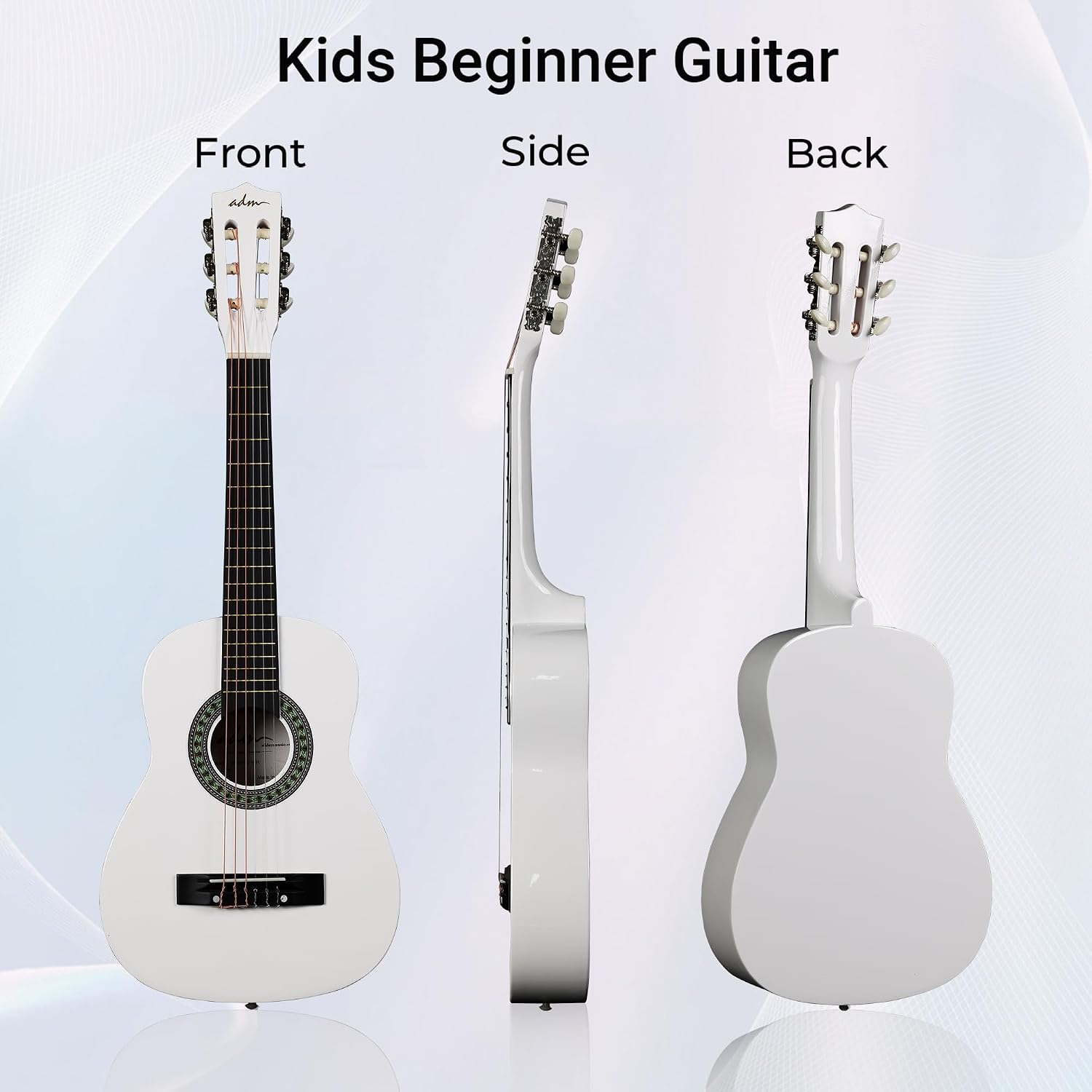 Thumbnail 1 de ADM Beginner Acoustic Classical Guitar, 30-Inch