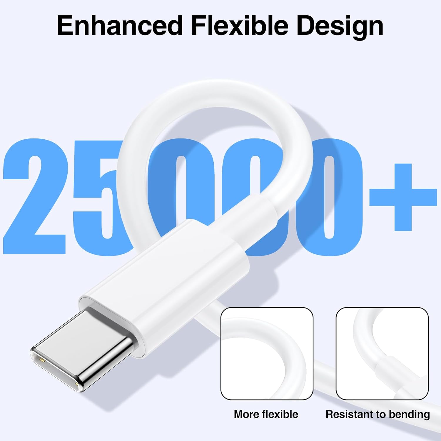 Thumbnail 3 de 2pack 10ft USB C to C Cable