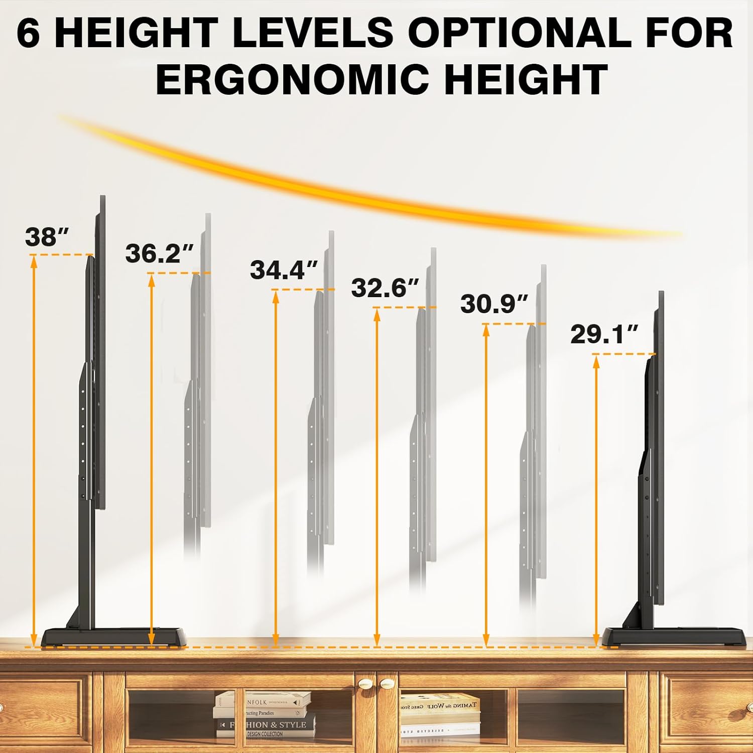 Thumbnail 4 de Universal TV Legs 150 lb Stand