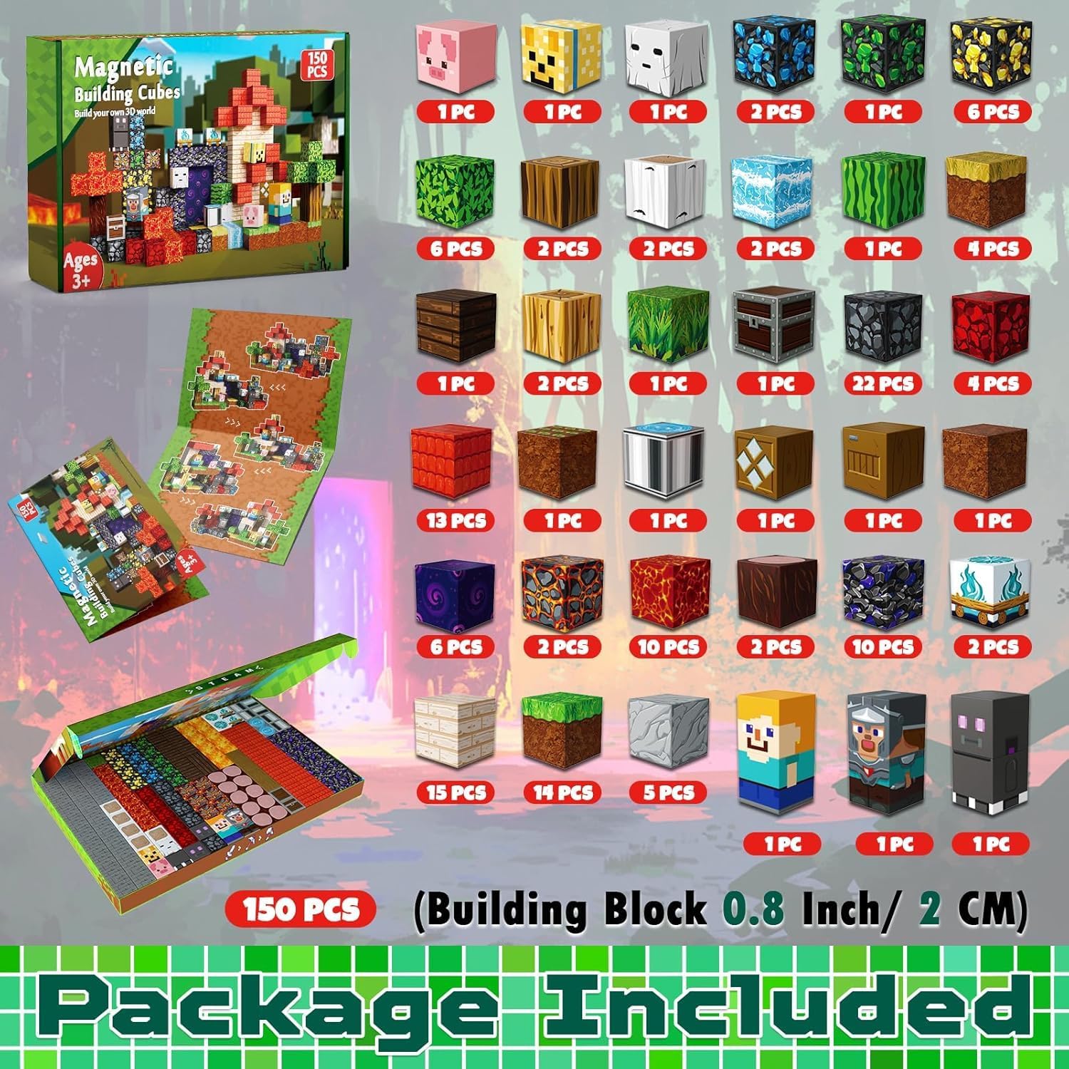 Thumbnail 1 de Goody King 150 pièces blocs magnétiques 🧩