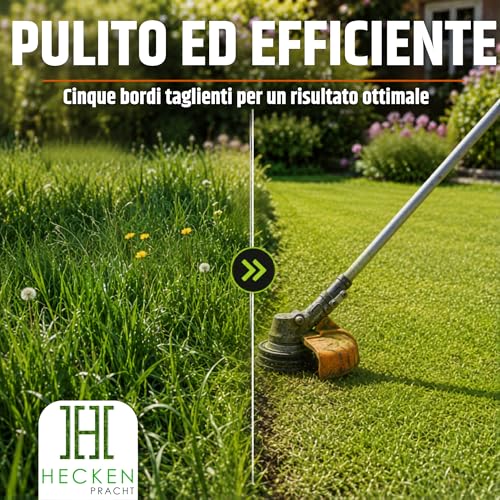 Detalle de Heckenpracht Filo decespugliatore con nucleo rinforzato 2 mm Ø x 50 m – Profilo a stella extra affilato
