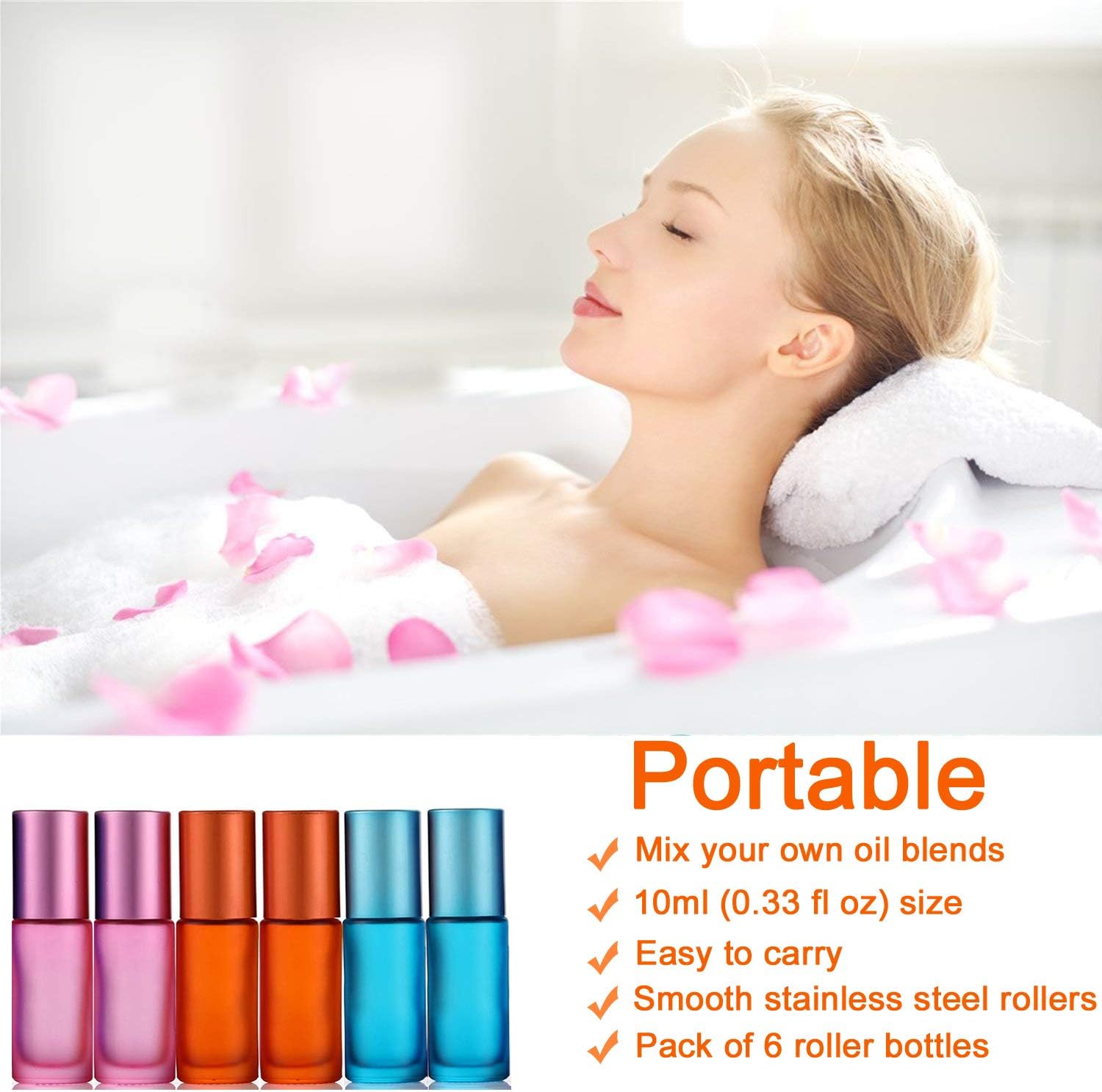 Thumbnail 5 de JamHooDirect 5ml roller bottles 6pc