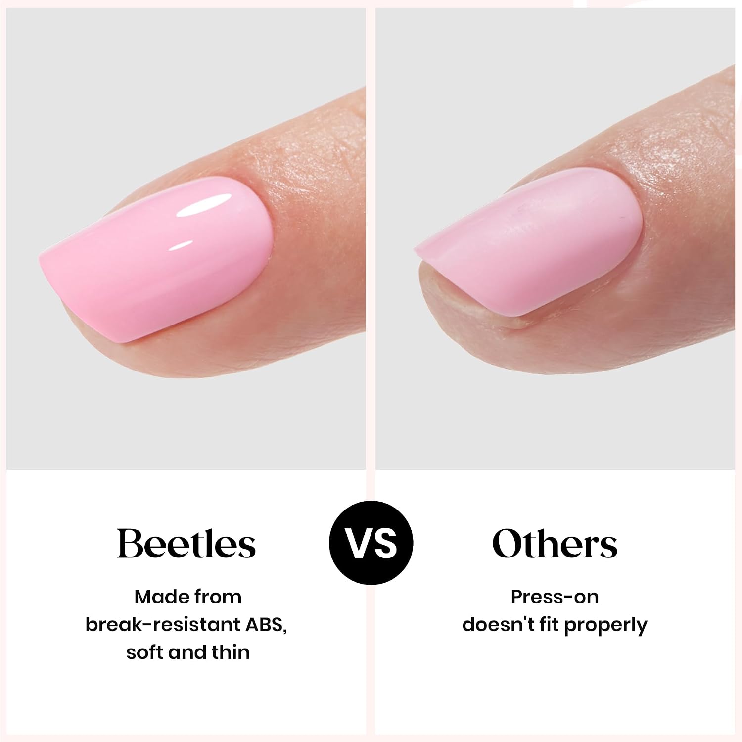 Detalle de Beetles Press-On Nails Kit, 24 Colors