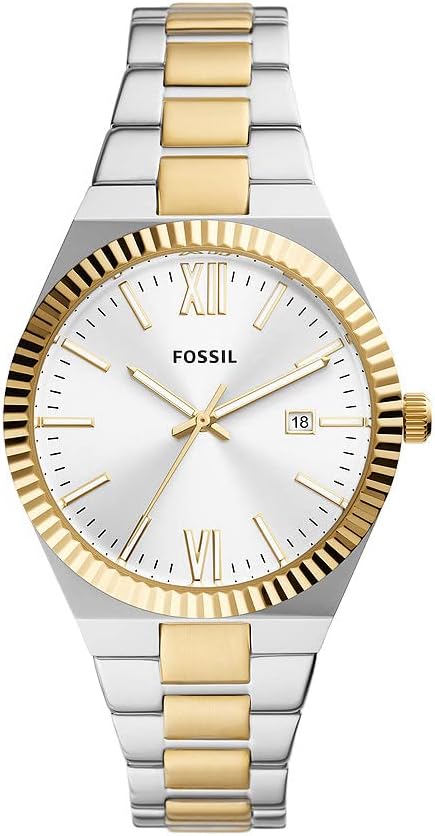 Thumbnail 4 de Fossil Scarlette Uhr für Damen (38 mm) mit Quarzwerk, Datumsanzeige und Edelstahlarmband
