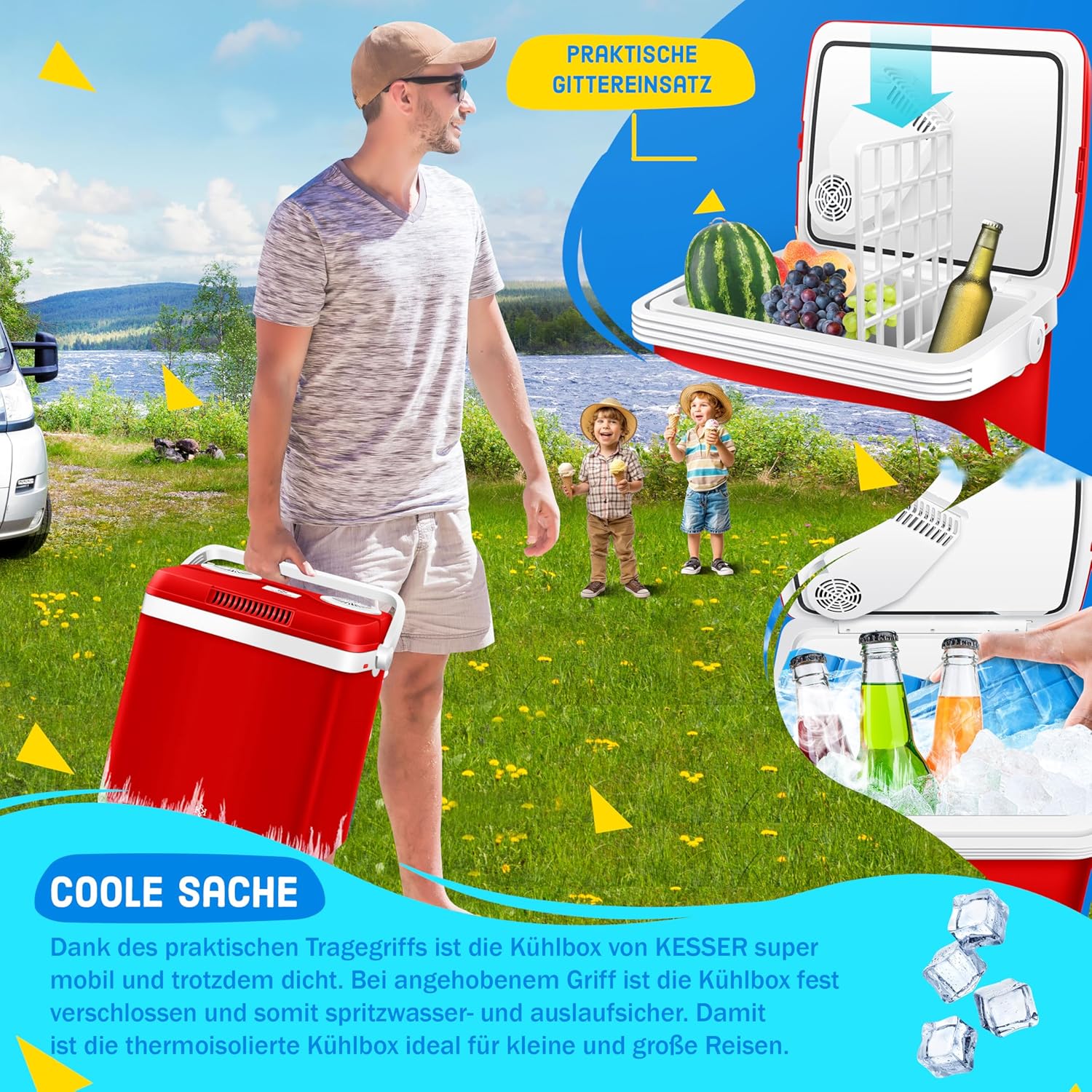 Thumbnail 2 de KESSER Thermobox 32 Liter Kühlbox