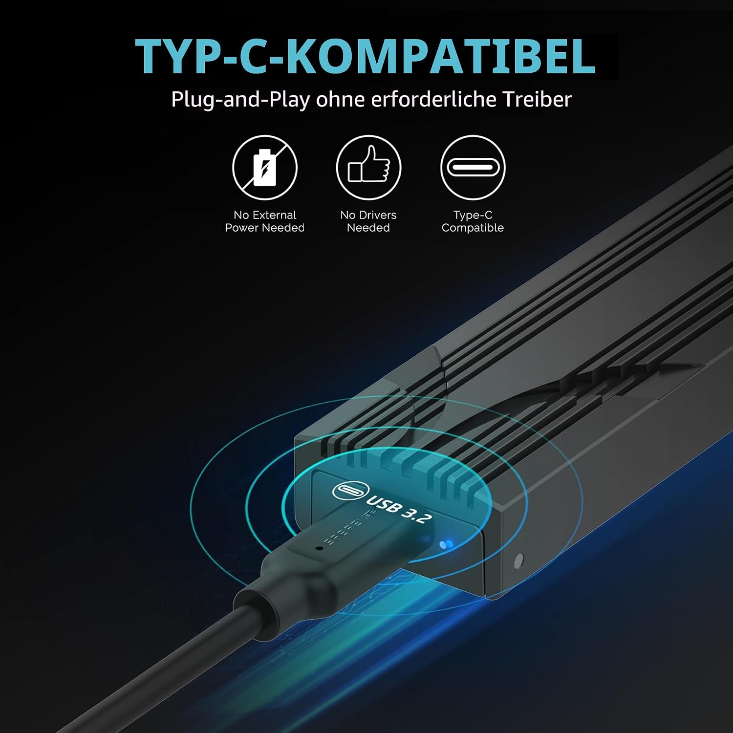 Detalle 2 de SABRENT NVMe Gehäuse 10Gbps 💽