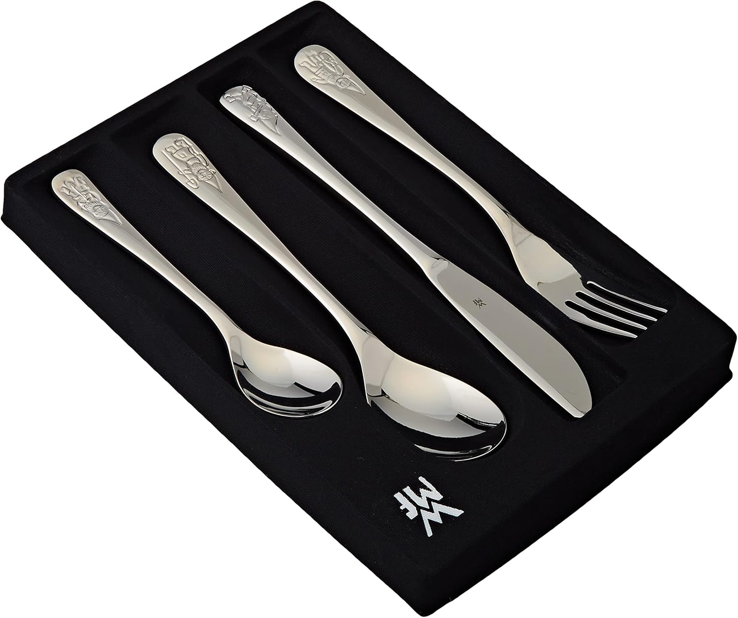 Detalle 2 de WMF Gnomos - Kit de Cubiertos para Niños 4 piezas 🍴