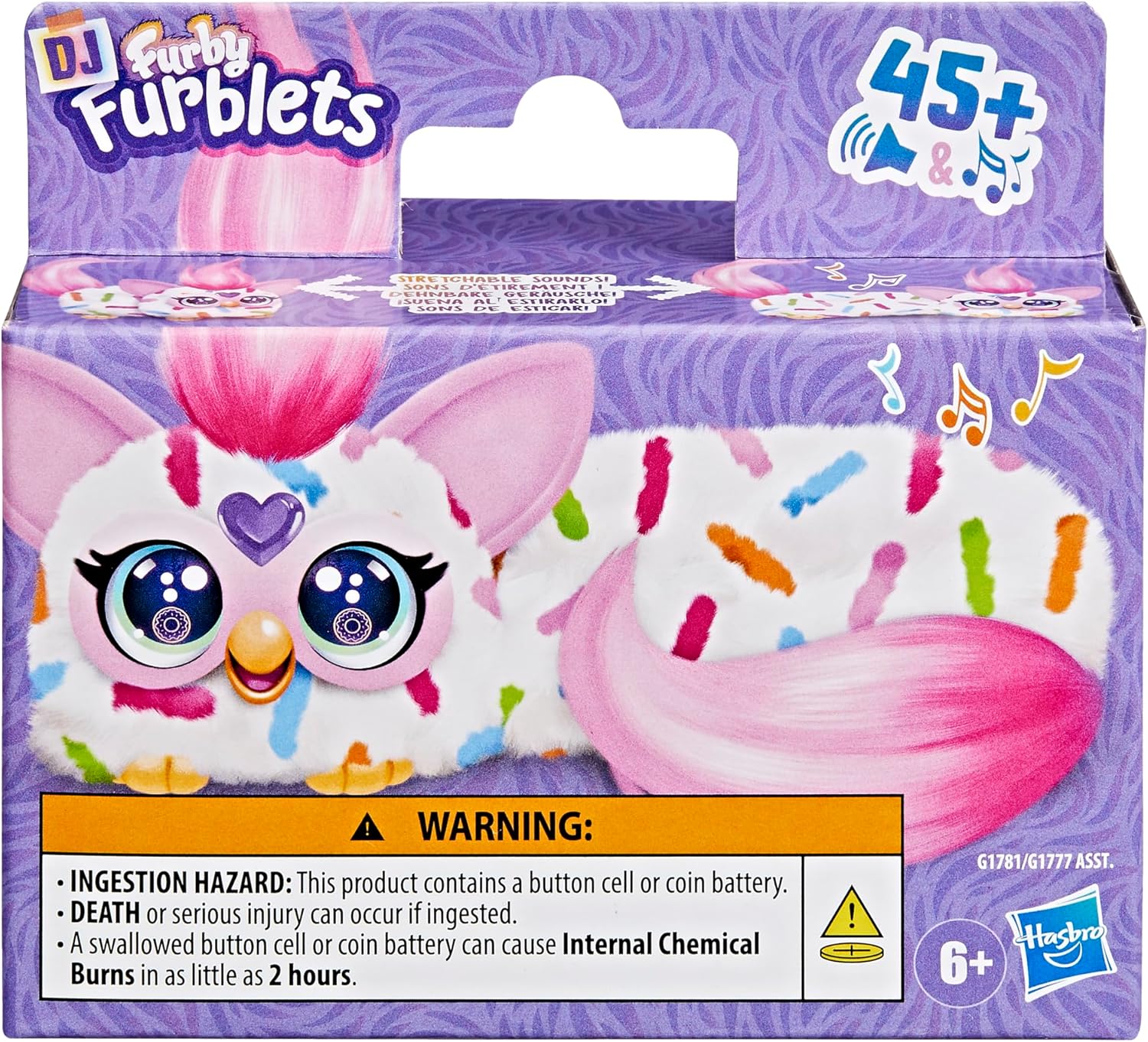 Detalle 2 de Furby DJ Furblets Berry‑Cup‑Cake peluche